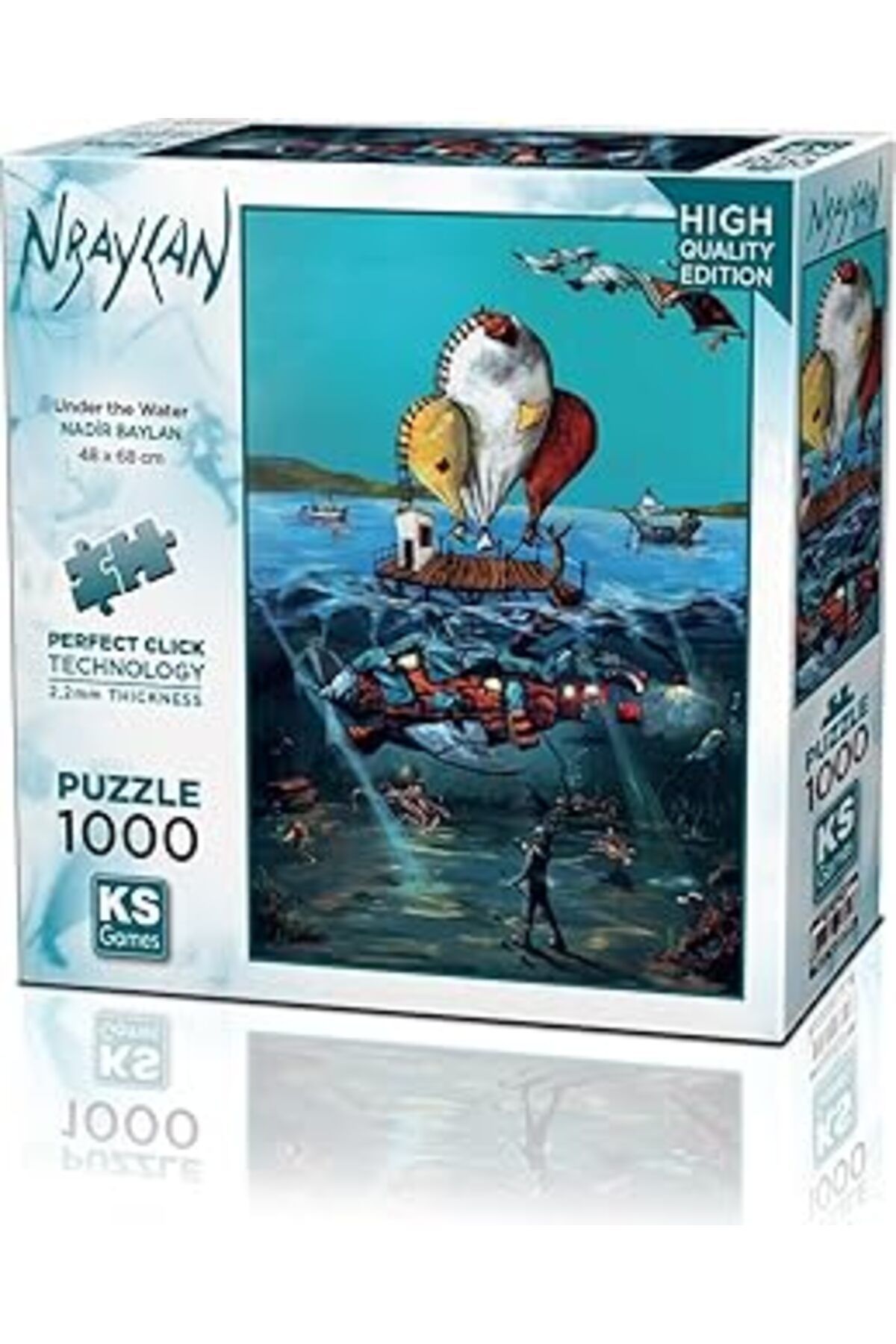 karadağsb 20709 Under The Water 1000 Parça Puzzle -Ks Puzzle