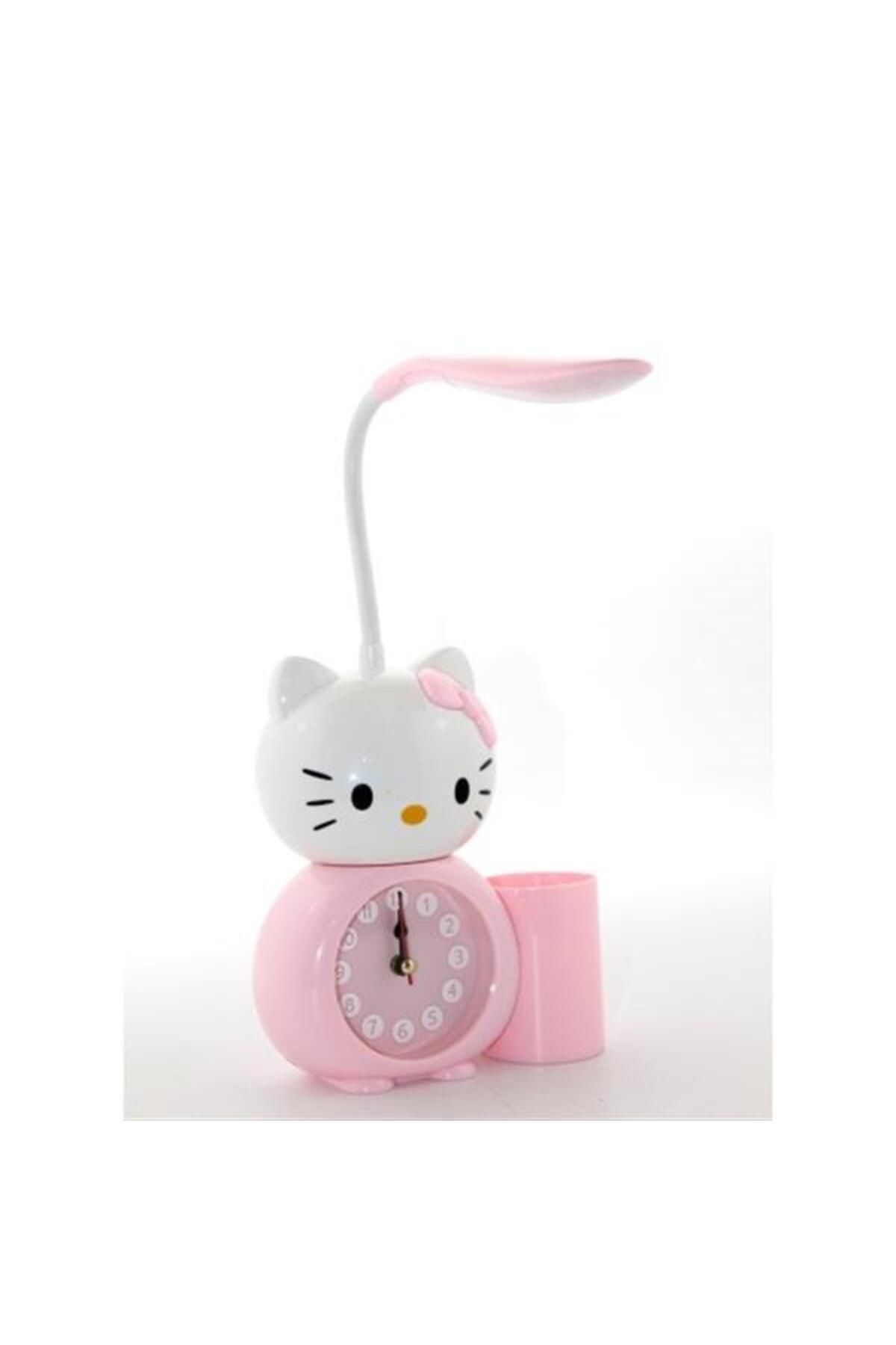 TTT Hello Kitty Masa Lambası Saat Ve Kalemlik