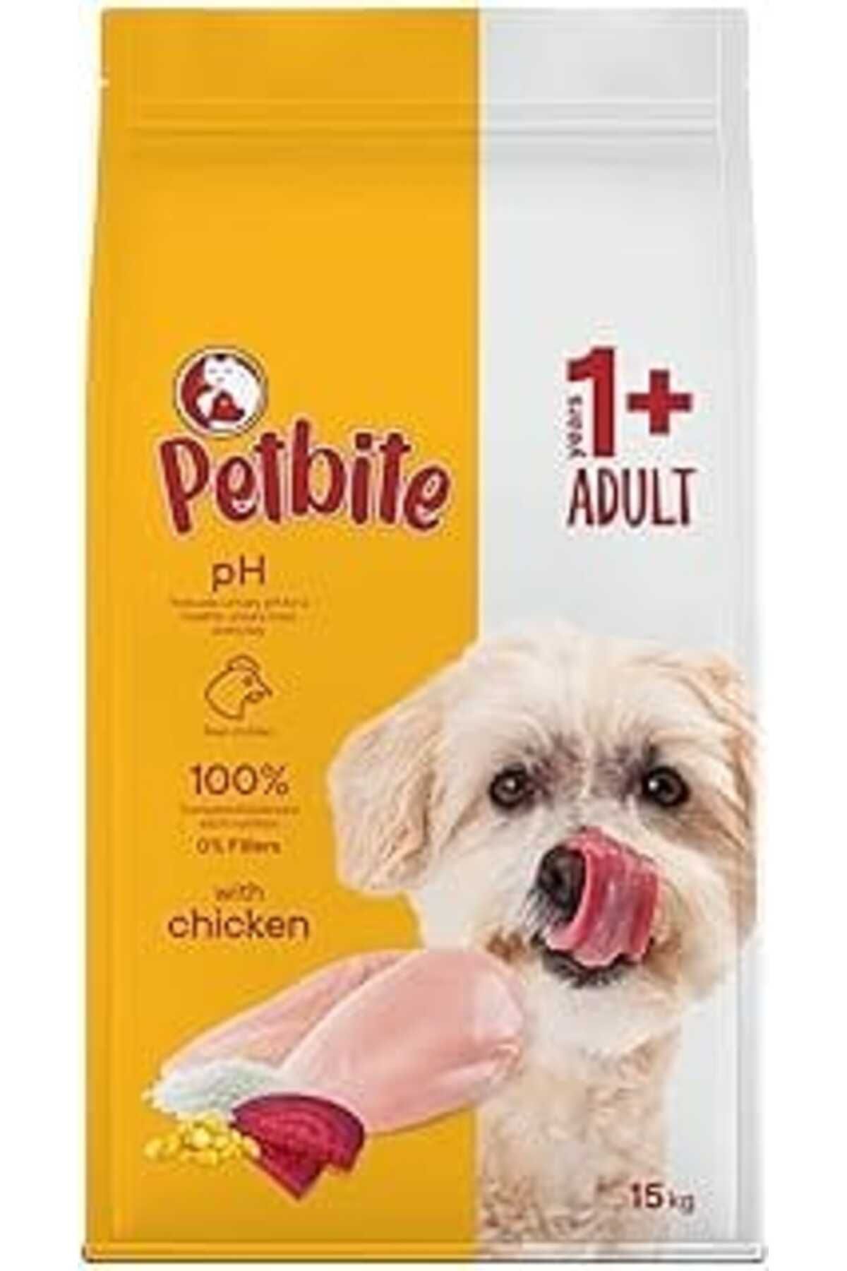 karadağsb Petbite Yetişkin Köpekler İçin Tavuk Etli Kuru Köpek Maması (15 Kg, Tavuk)