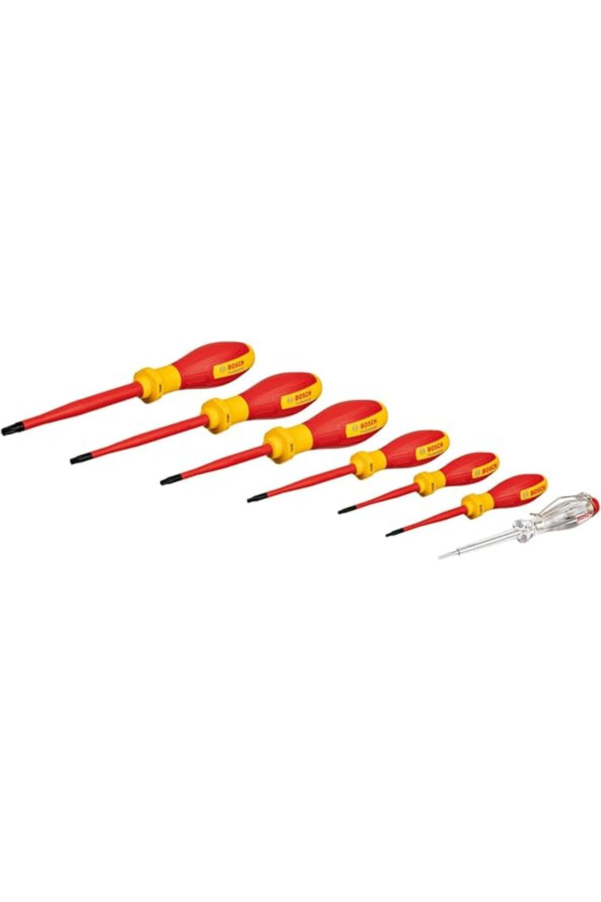 NETWORK ART Bosch Professional Bosch Profesyonel Vde Torx Tornavida Seti 7 Parça (1X Kontrol Kalemi; 6X Torx To