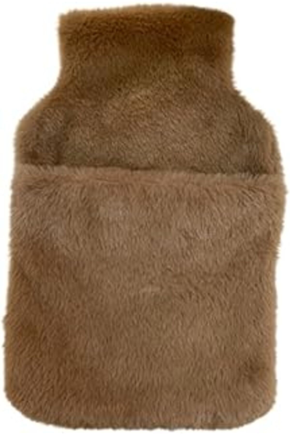 nazeninstoğu Sicak Su Torbasi Cepli Kahverengi Peluş Termofor 32,5x17,5cm 1500 ml