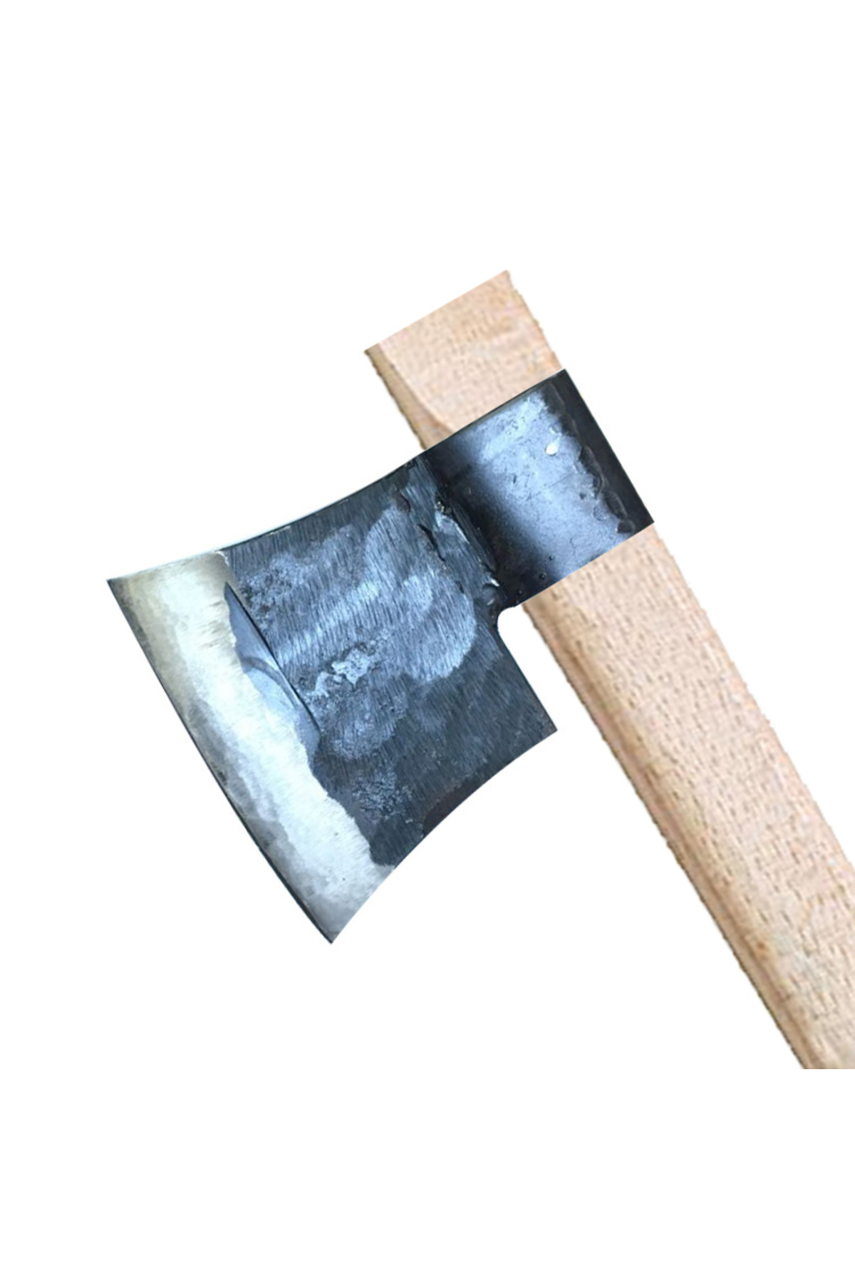 katre46 Küçük Sakallı Saplı Nacak - Balta 60cm - Dövme Çelikten