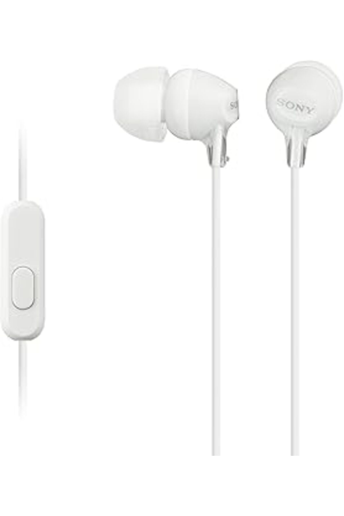 karadağsb Sony Mdr-Ex15Ap Kulak İçi Kulaklık, Dahili Mikrofon, Kablolu, Beyaz