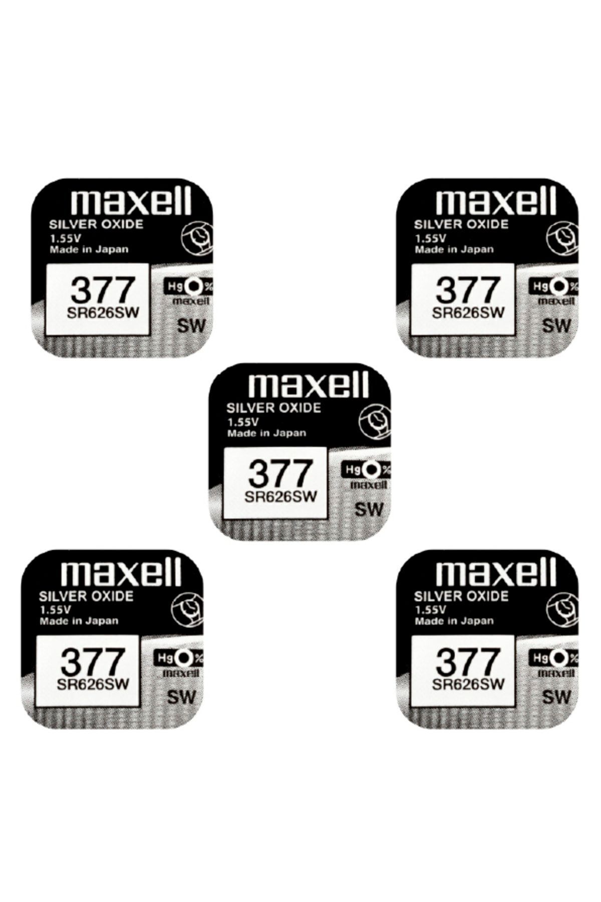 Techno Stock 377 Sr626sw 1.55v Saat Pili 5 Adet %100 Orijinal 5 Adet