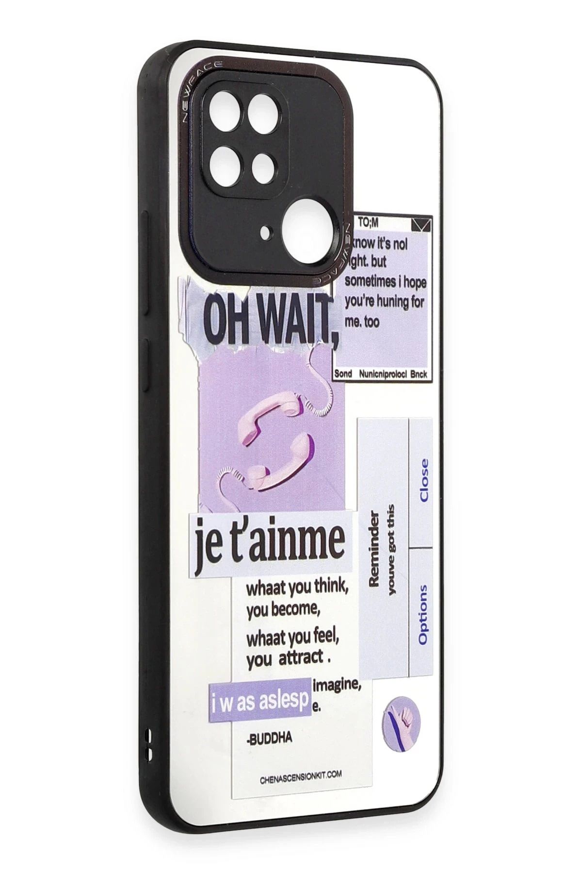 NewFace Xiaomi Redmi 10C Kılıf Mirror Desenli Kapak - Mirror - 4 JOJUA