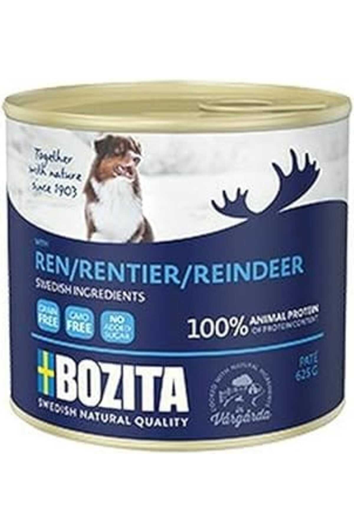 Mu Art Bozita Tahılsız Ren Geyiği Etli Köpek Konserve Maması 625 Gr