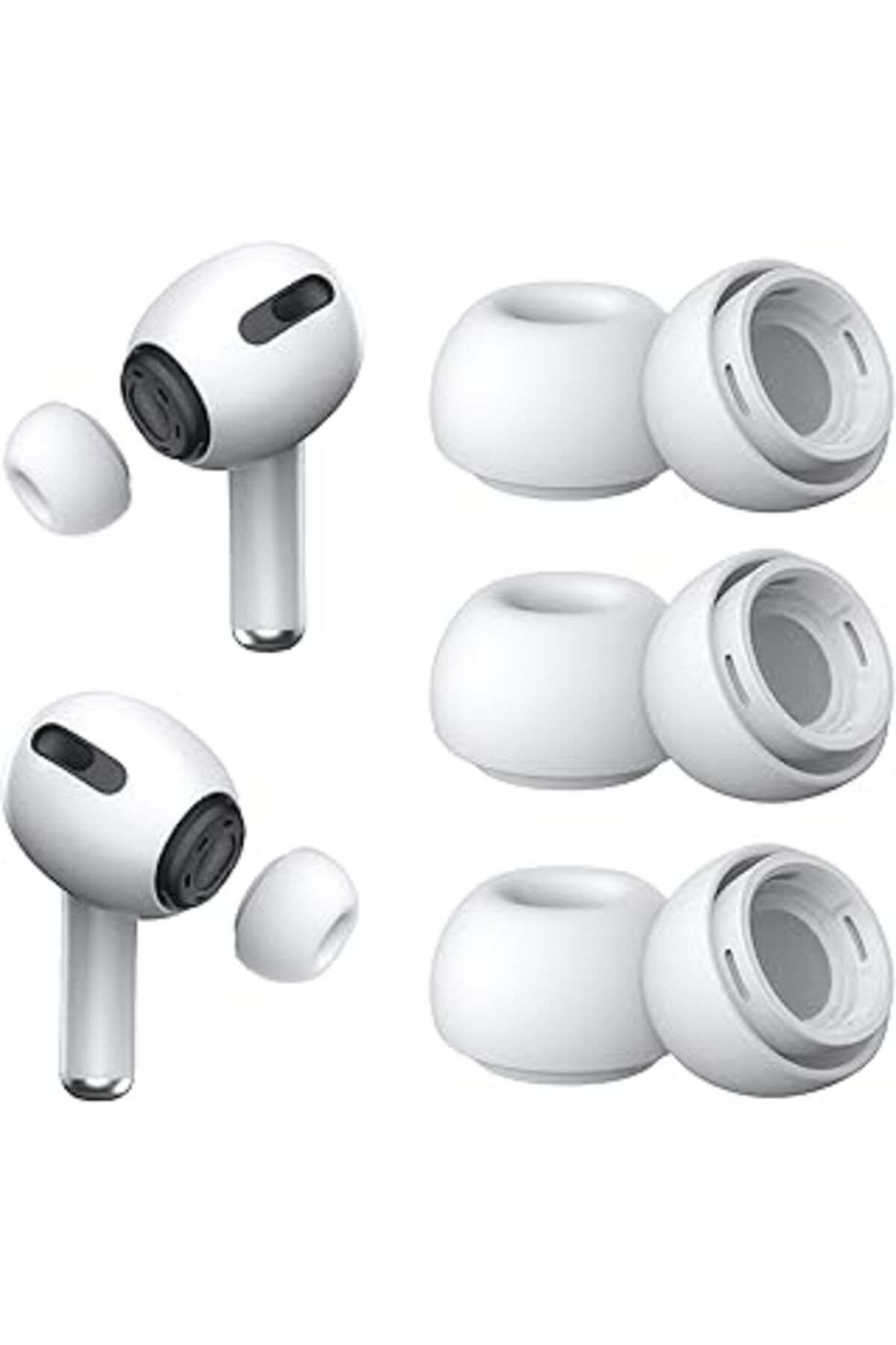 karadağsb Minesk Airpods Pro Ve Airpods Pro 2 Için Kulağa Tam Oturan Ve Kulaktan Düşmeyen Ses Izolasyonu Sağl