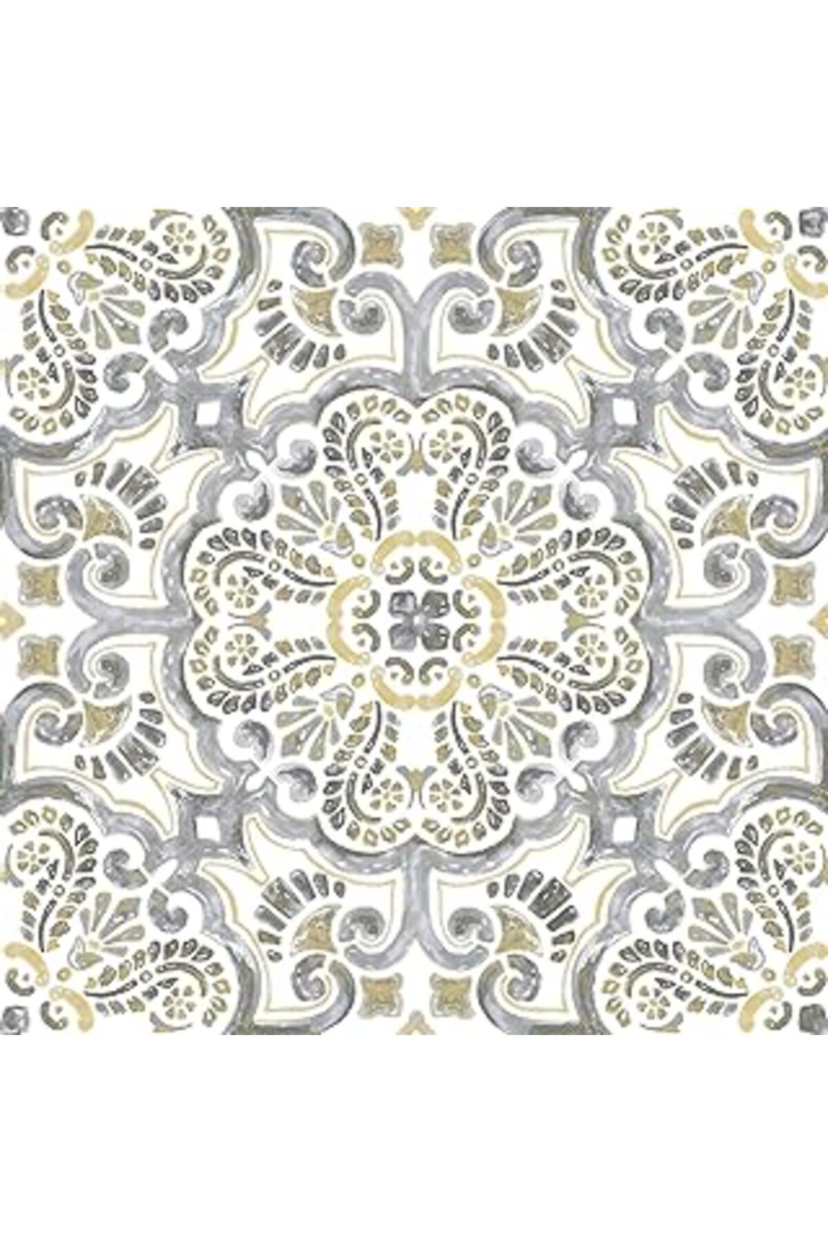 NZM TİCARET Floorpops Wallpops Fp2947 Antico Yer Fayansı, Çıkartmak Ve Yapıştırmak Için, Çok Renkli