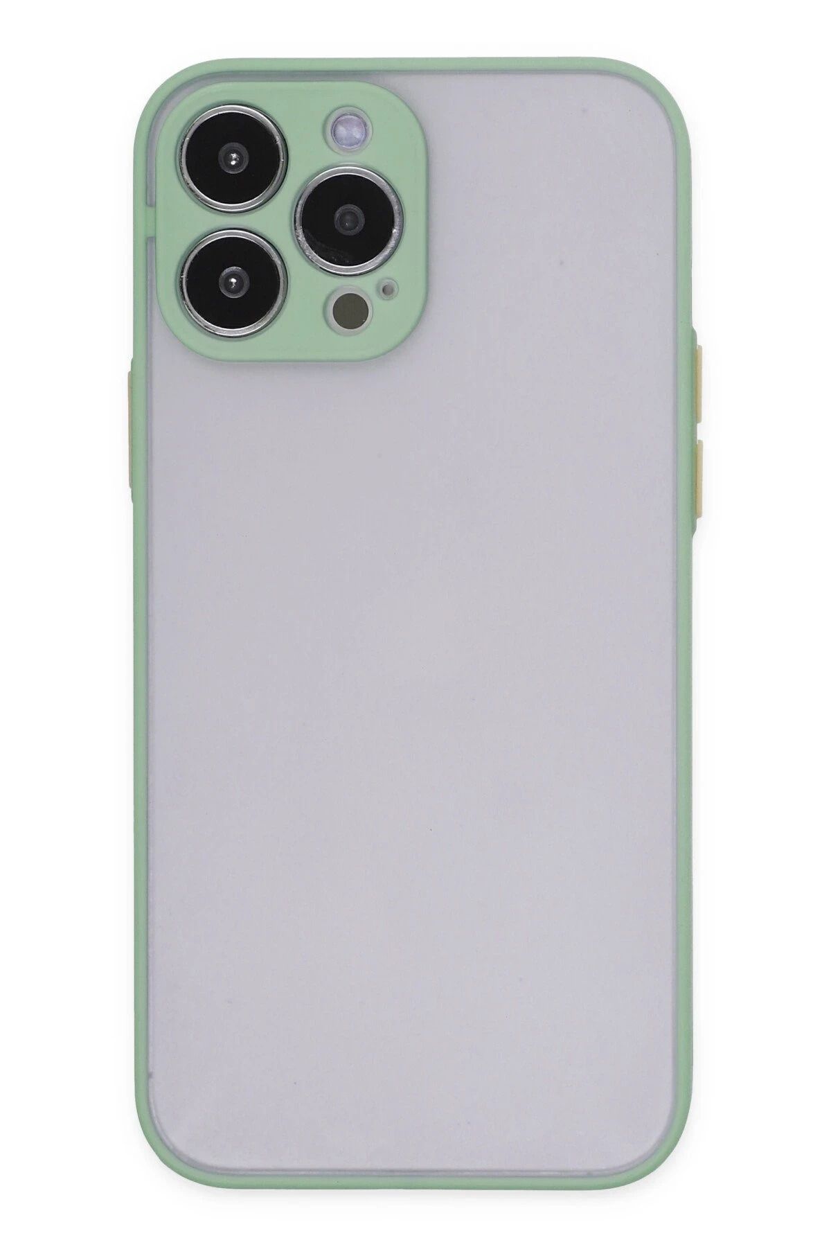 NewFace iPhone 14 Pro Max Kılıf Montreal Silikon Kapak - Turkuaz BSTMY