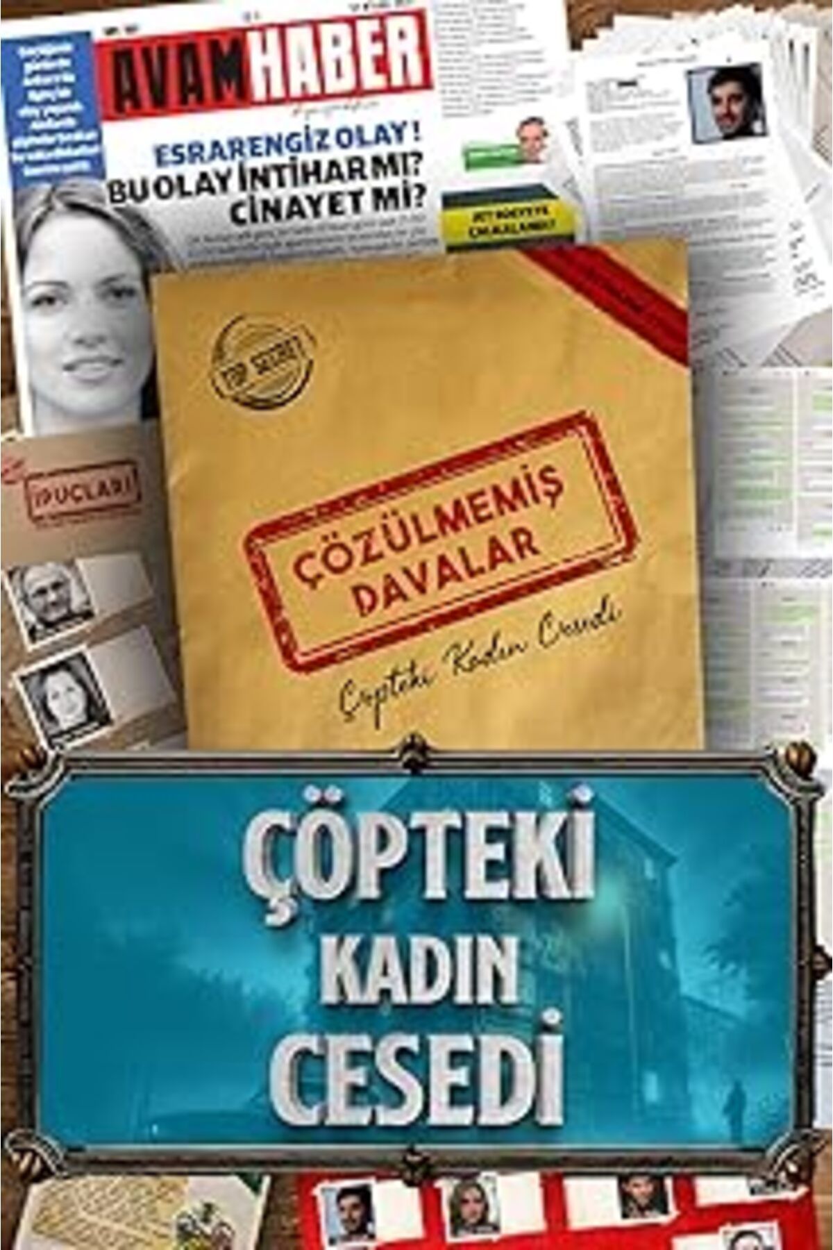 Hepta Collection Çözülmemiş Davalar Dedektiflik Suç Çözümleme Oyunu Elif Akman Dosyası - Gizem Bulmaca Cinayet Çözme