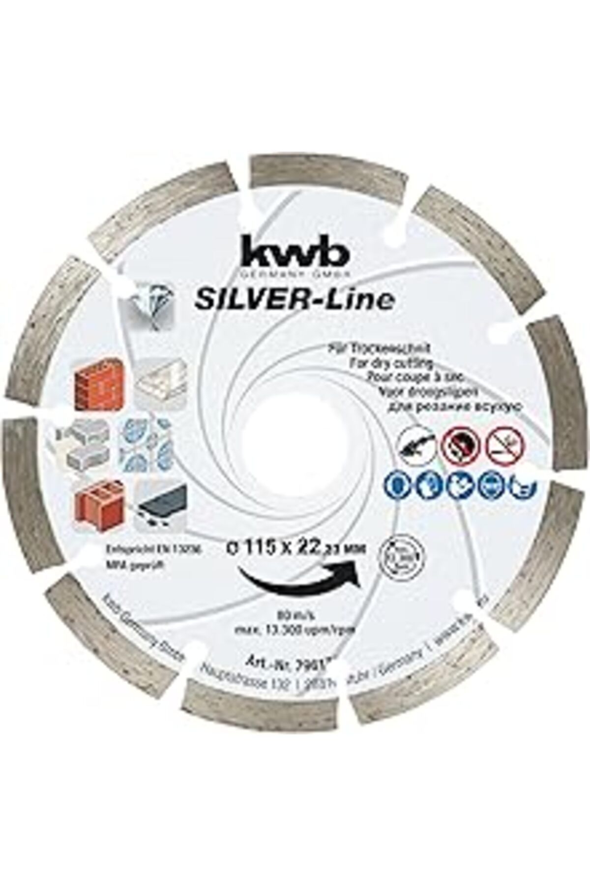 robotrend Kwb Elmas Kesici Disk 115 Mm