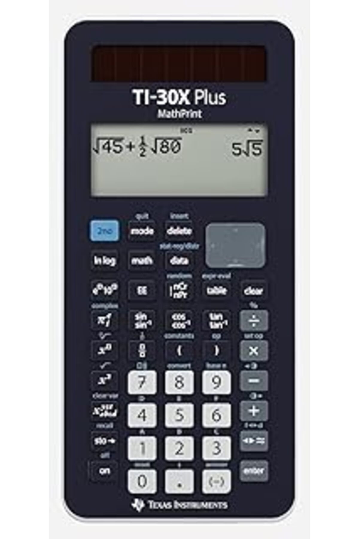 NZM TİCARET Texas Instruments Ti-30X Plus Mathprint Bilimsel Okul Hesap Makinesi (4 Satırlı)