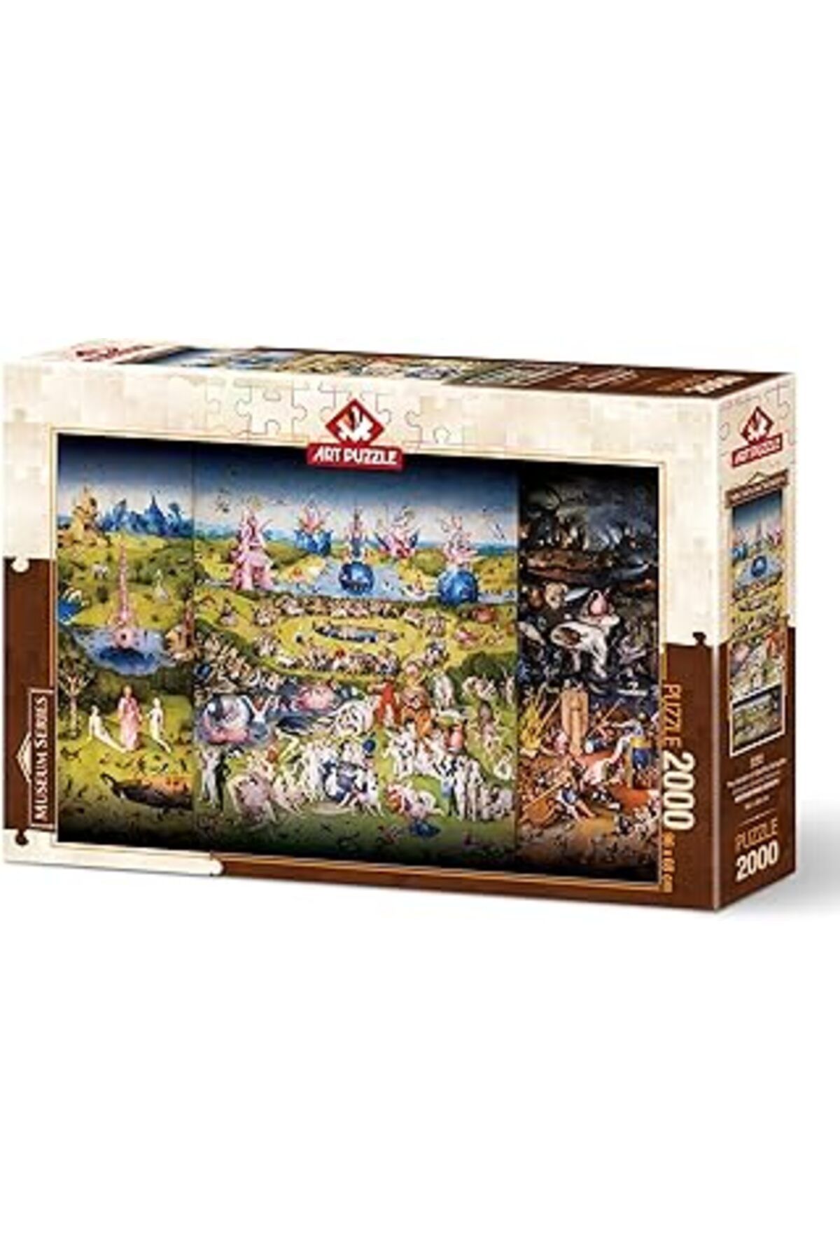 karadağsb Art Puzzle Dünyevi Zevkler Bahçesi, Hieronymus Bosch 2000 Parça Puzzle