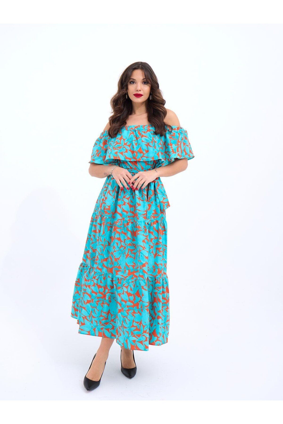 Kıvanç Moda 6473 ELBİSE-RİMİNİ