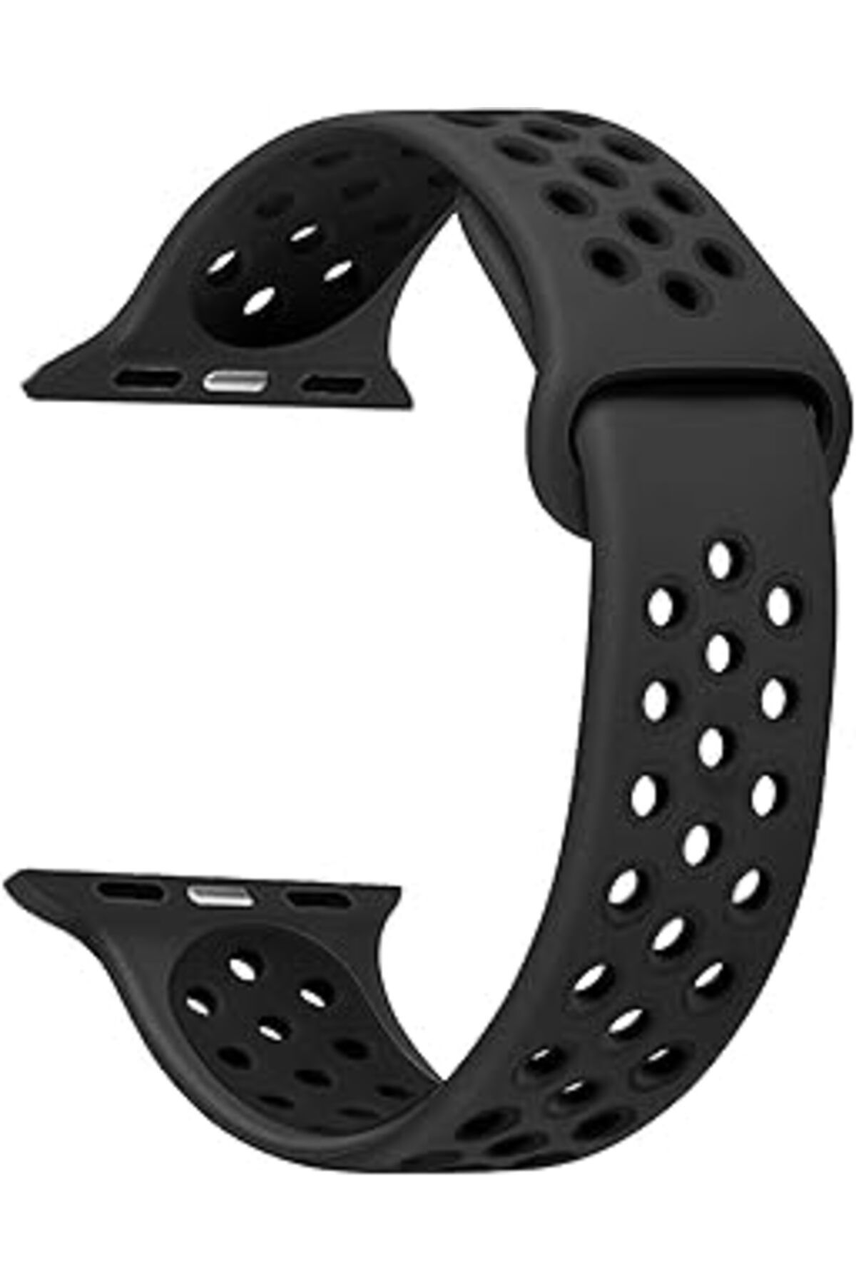 karadağsb Microsonic Apple Watch Ultra Için Kordon Rainbow Sport Kayış Siyah