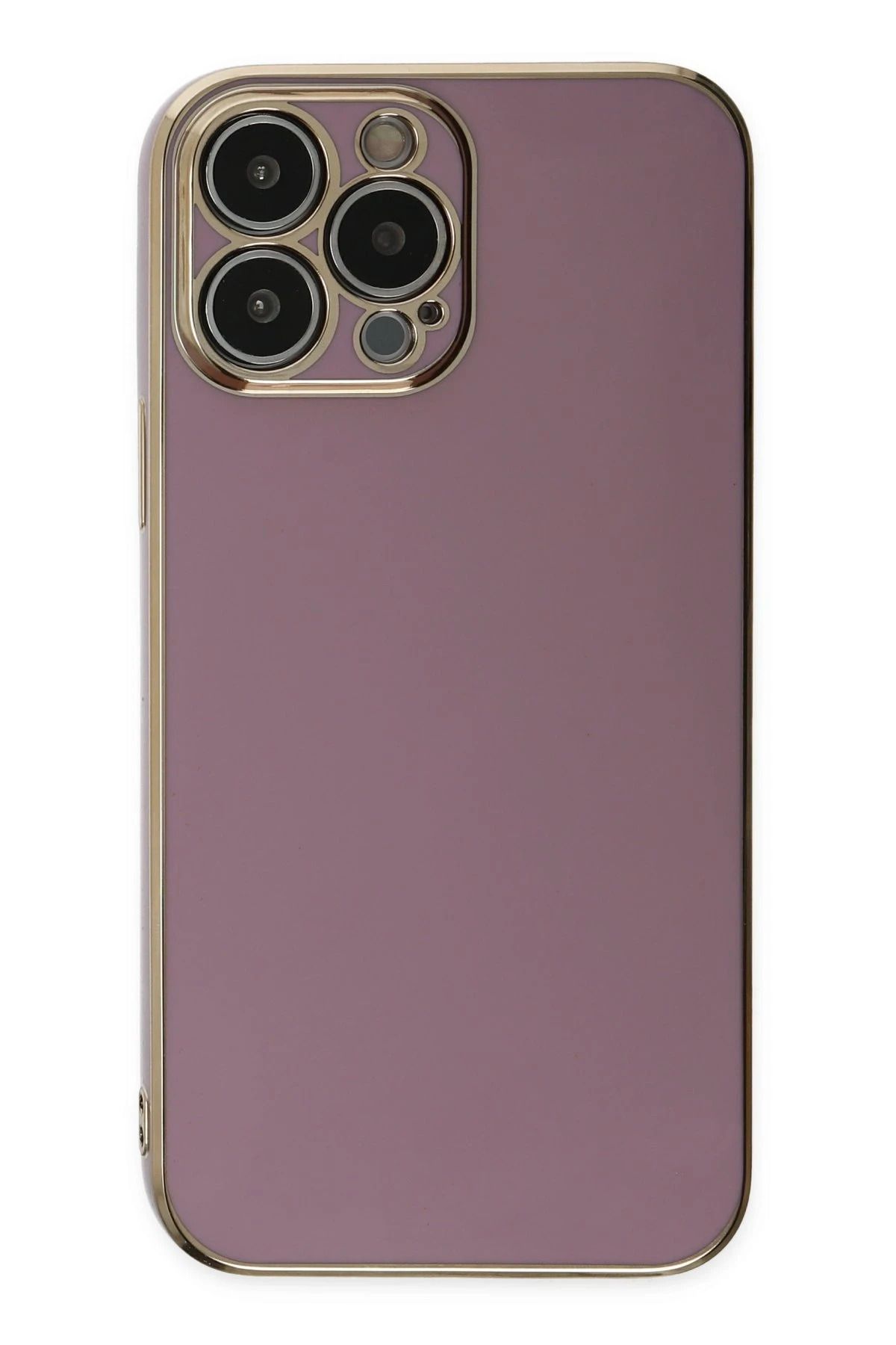 NewFace iPhone 15 Pro Max Kılıf Volet Silikon - Mor FERRG
