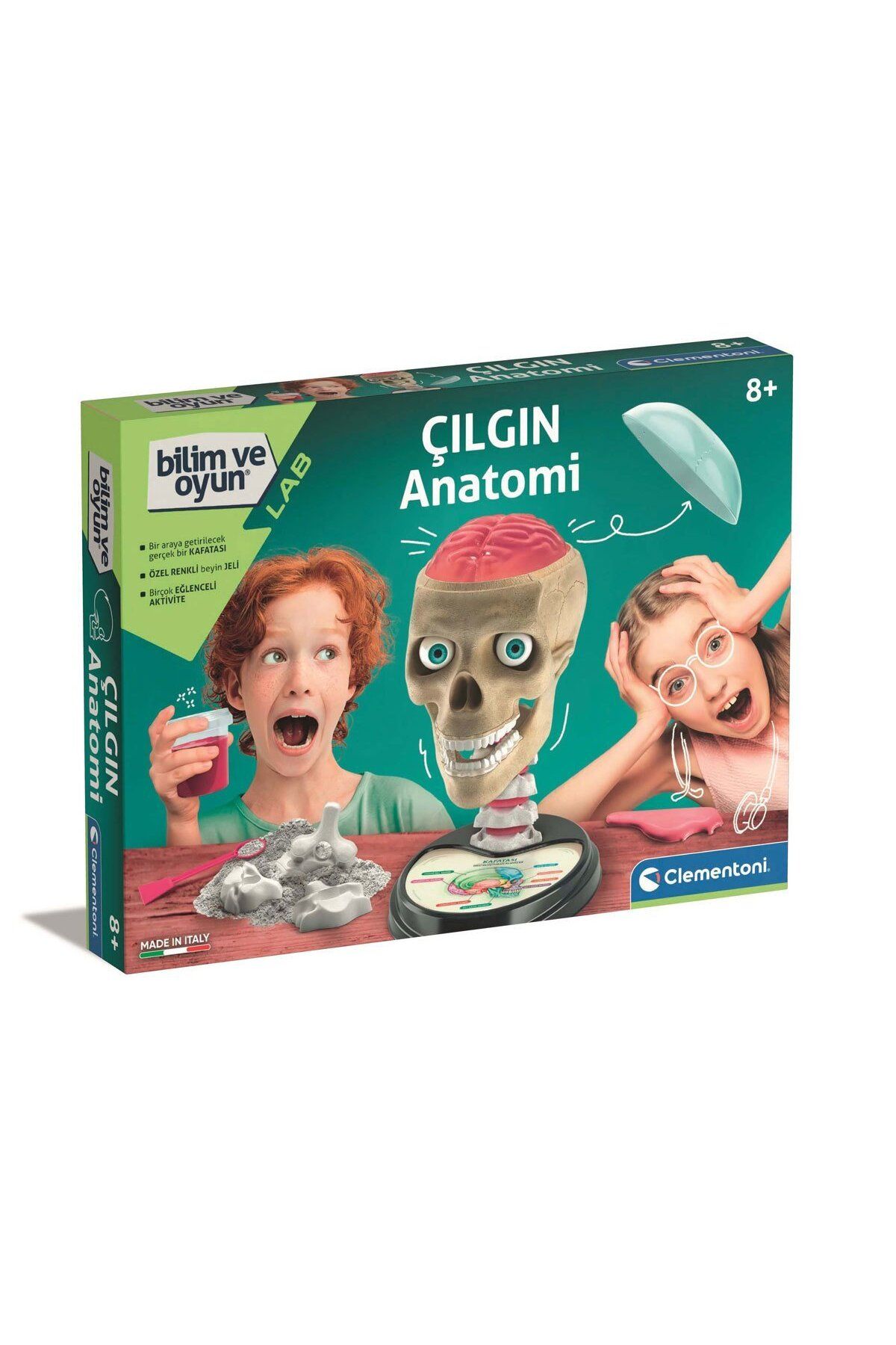 Clementoni Çocuk 64322 Bilim ve Oyun - Çılgın Anatomi +7 yaş