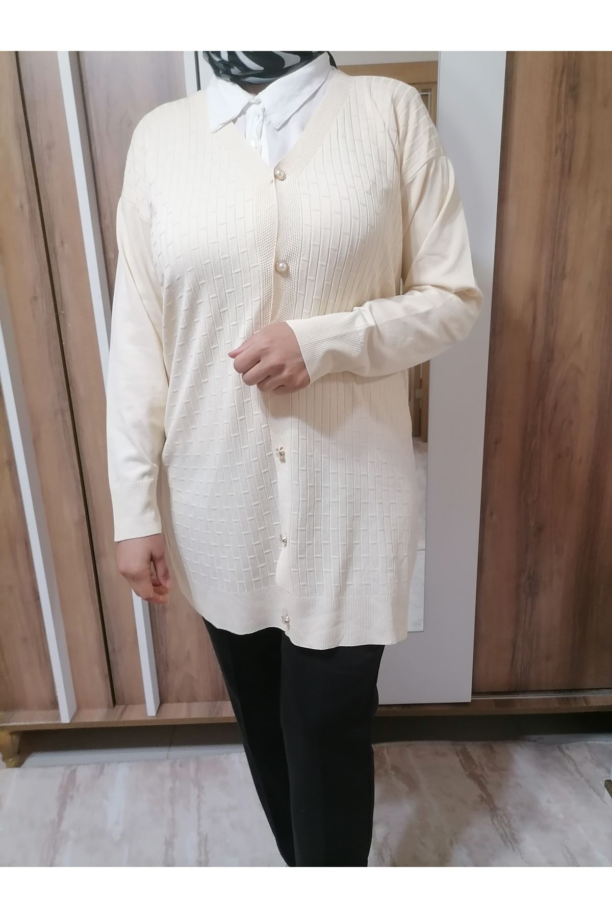 Jose Clothing İnce Tesettür Triko Ceket Yelek
