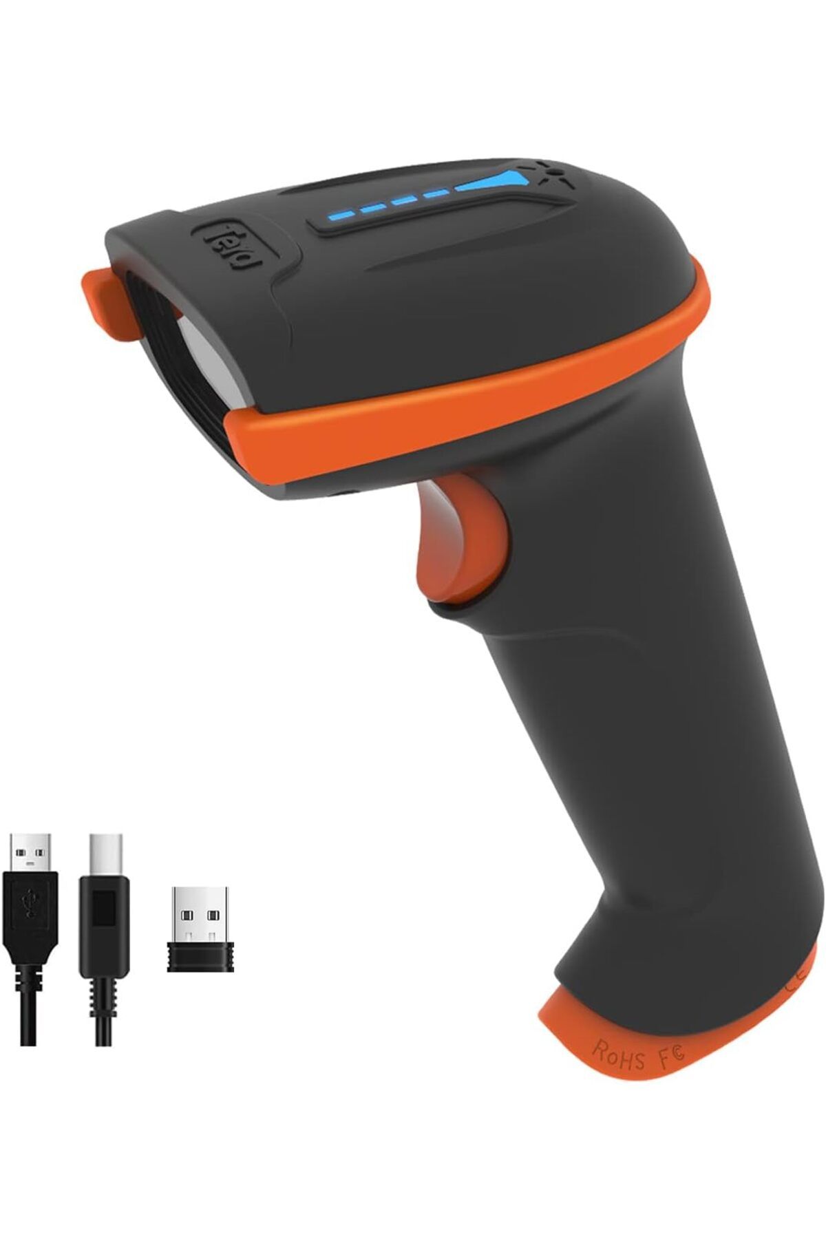 STOREMAX 5100 Kablosuz Barkod Okuyucu - Uyumlu  1D ve 2D QR Kod Okuyucu, 2.4GHz Kablosuz ve USB Kablolu, 20