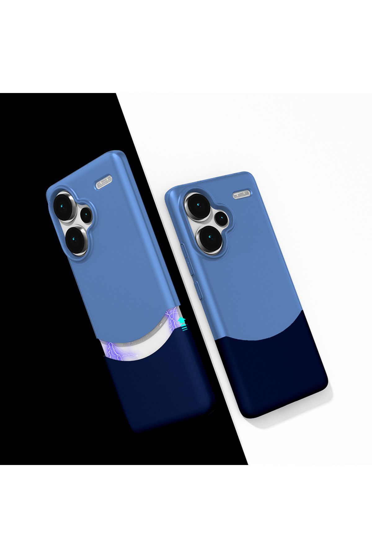 FUJİMAX Xiaomi Redmi Note 13 Pro Plus 5G Kılıf Mıknatıslı Zore Duble Kapak
