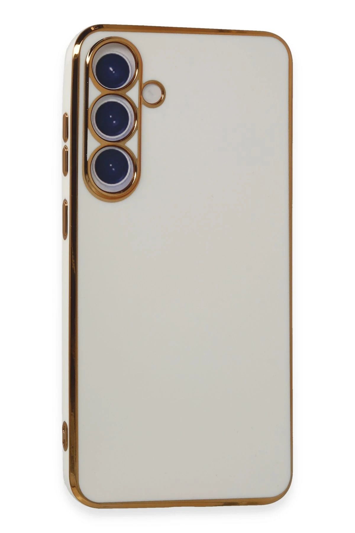 NewFace Samsung Galaxy S24 Plus Kılıf Volet Silikon - Beyaz JOJUA