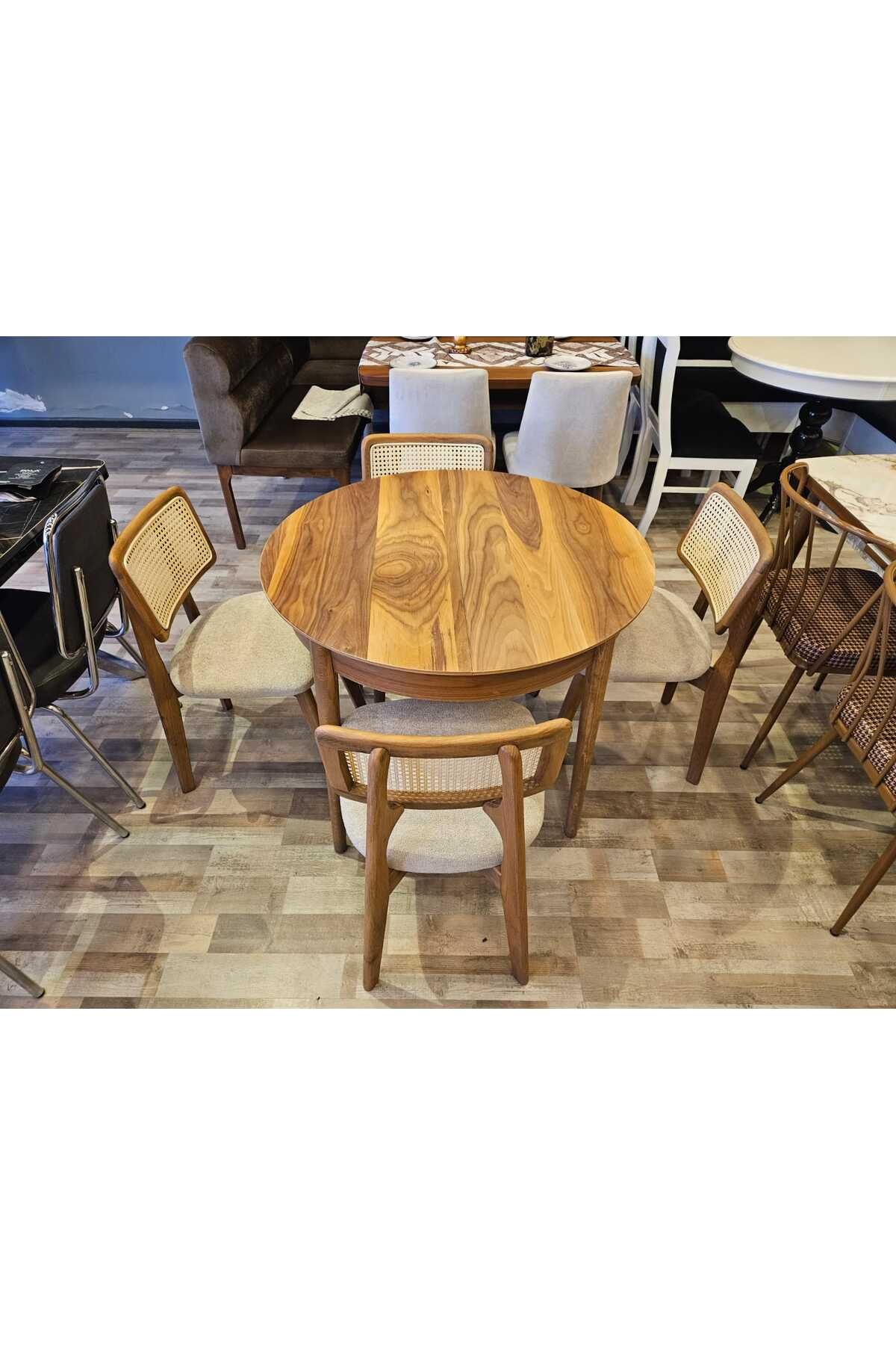 LNDHOME STORE WOOD CEVİZ AÇILIR MASA