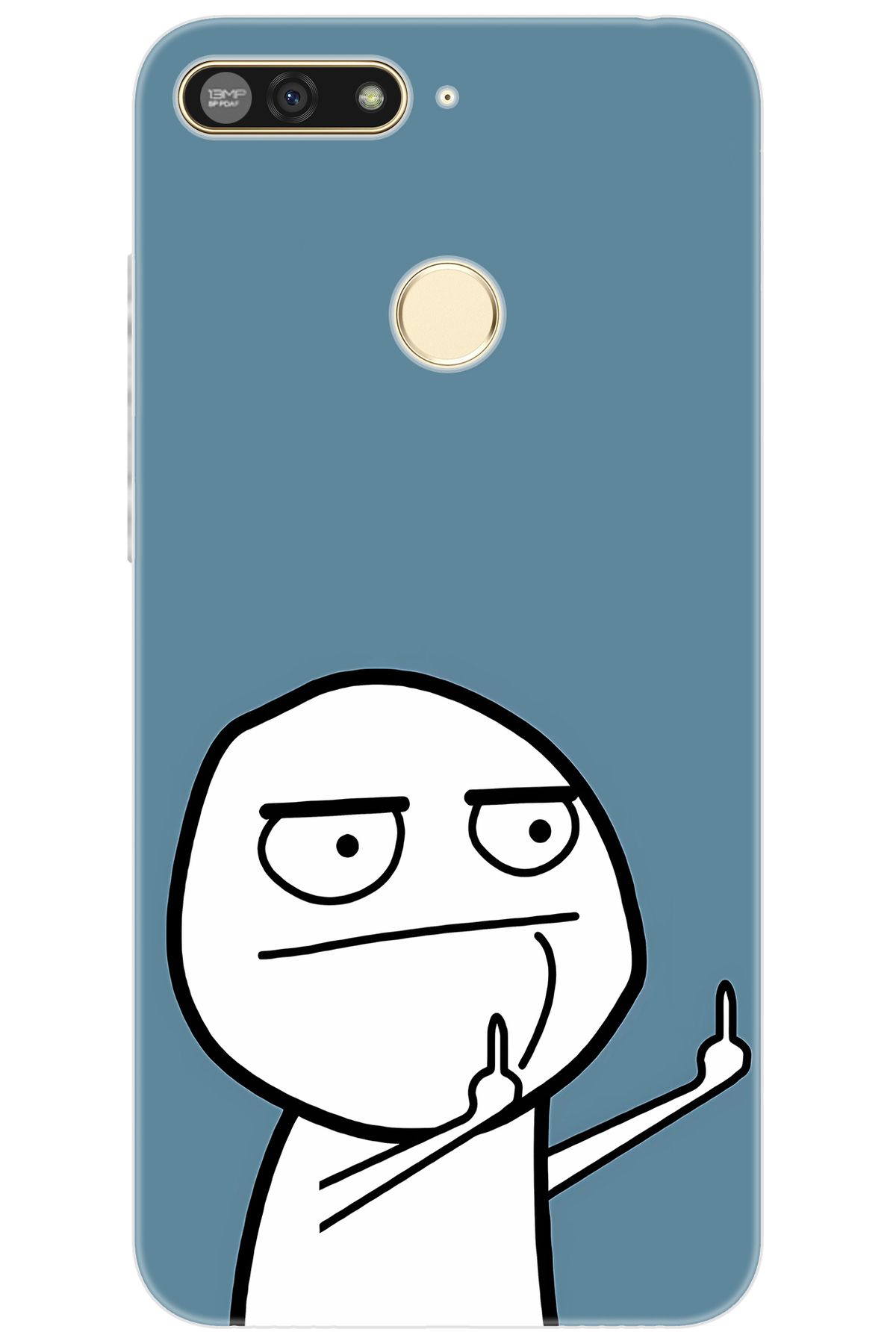 Ceppare Honor 7A (AUM-L29) Uyumlu Kılıf Desen Baskılı Silikon Cute STK:1011 CP-nz6n9GU