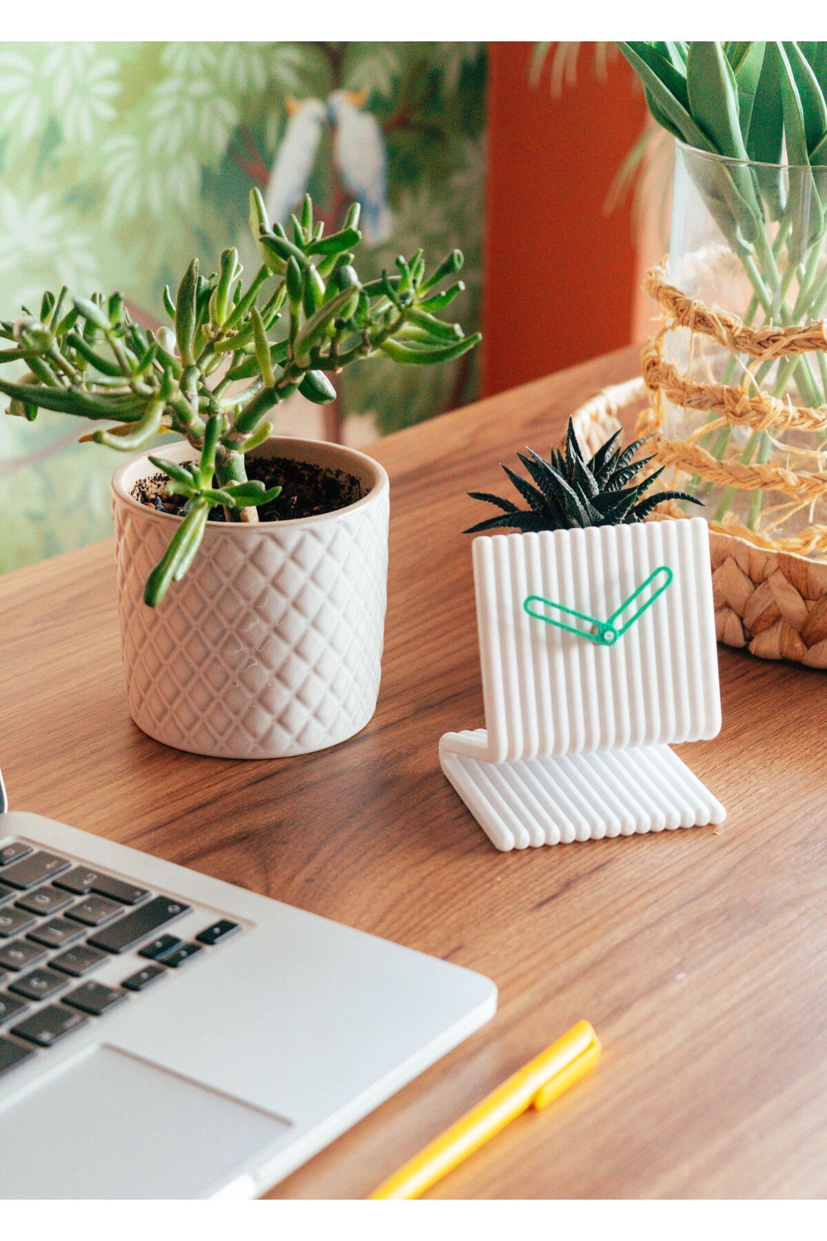 arslart Minimal Tasarımlı Masa Saati, Modern Dekoratif Saat, ofis saati, yatak yanı saati