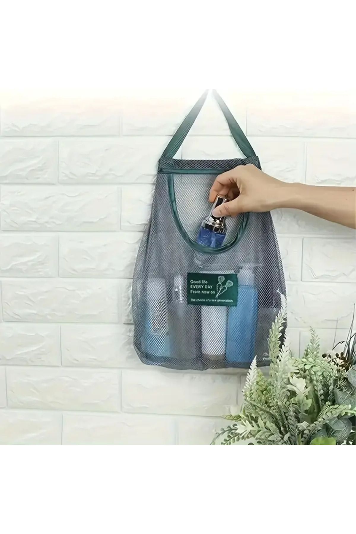 dukart Home Asılabilir File Sebze Çantası, Tek Gözlü Küçük Boy, Patates Torbası, Soğan Torbası,