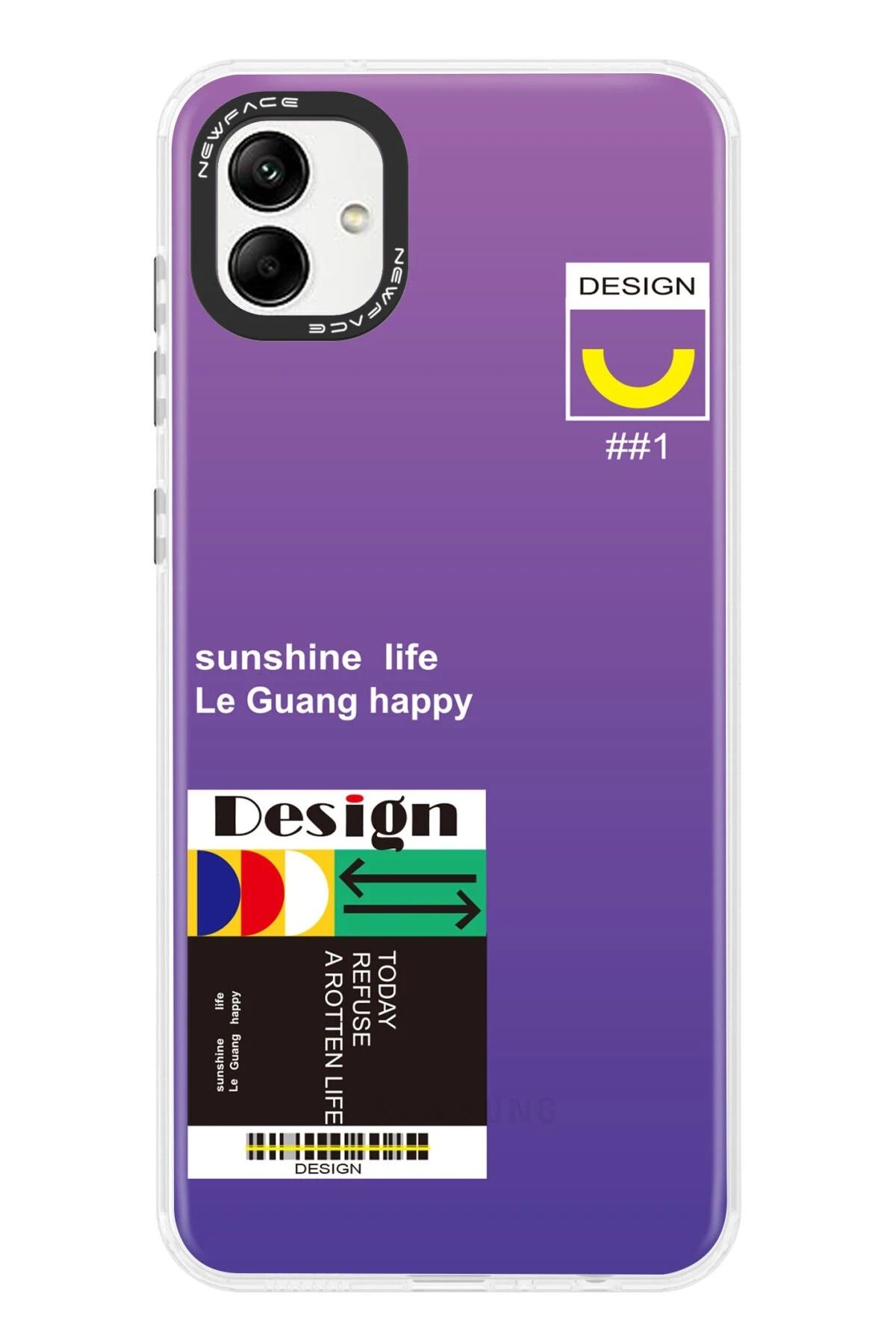 NewFace Samsung Galaxy A04 Kılıf Estoril Desenli Kapak - Estoril - 4 YNSMR