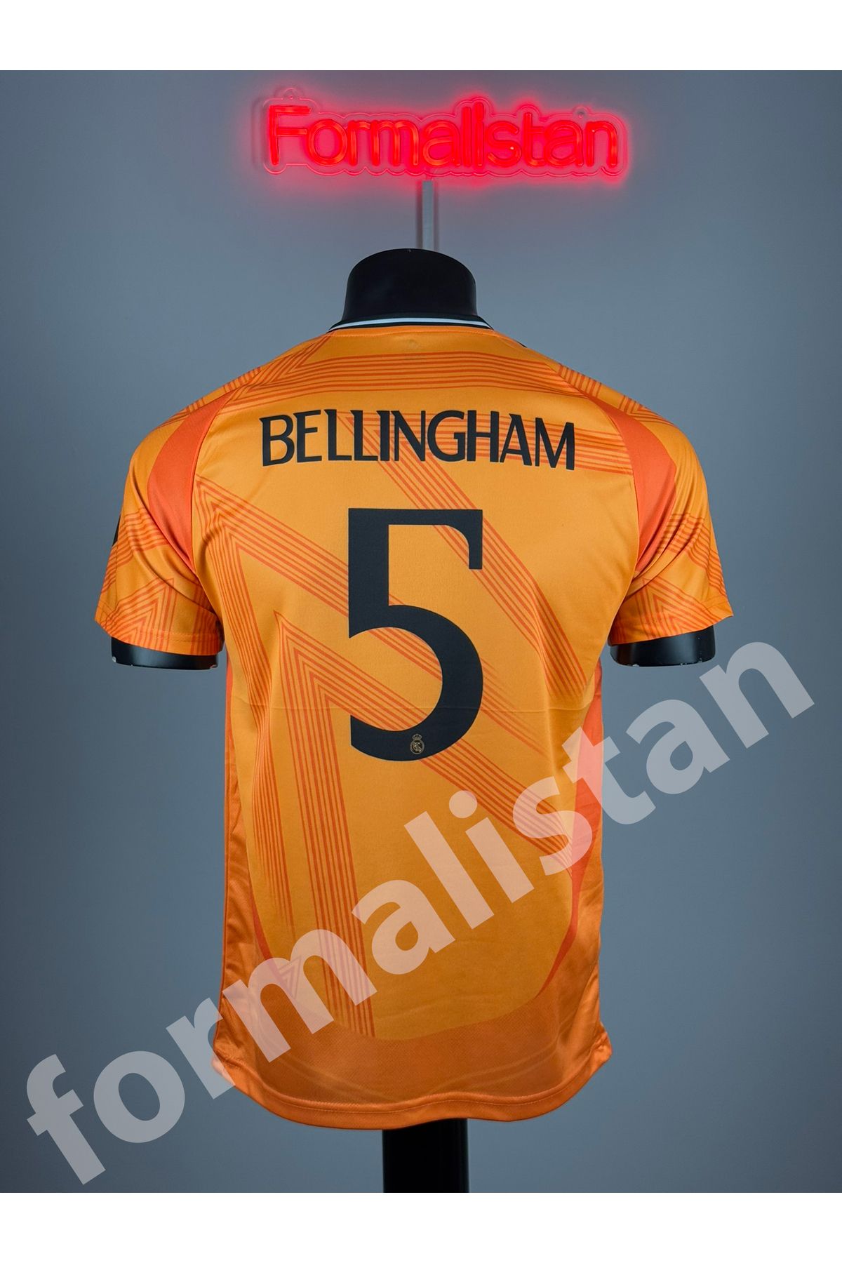 Quaxram Rê.âl-Mâdrid Bellingham Futbol Forması - Turuncu