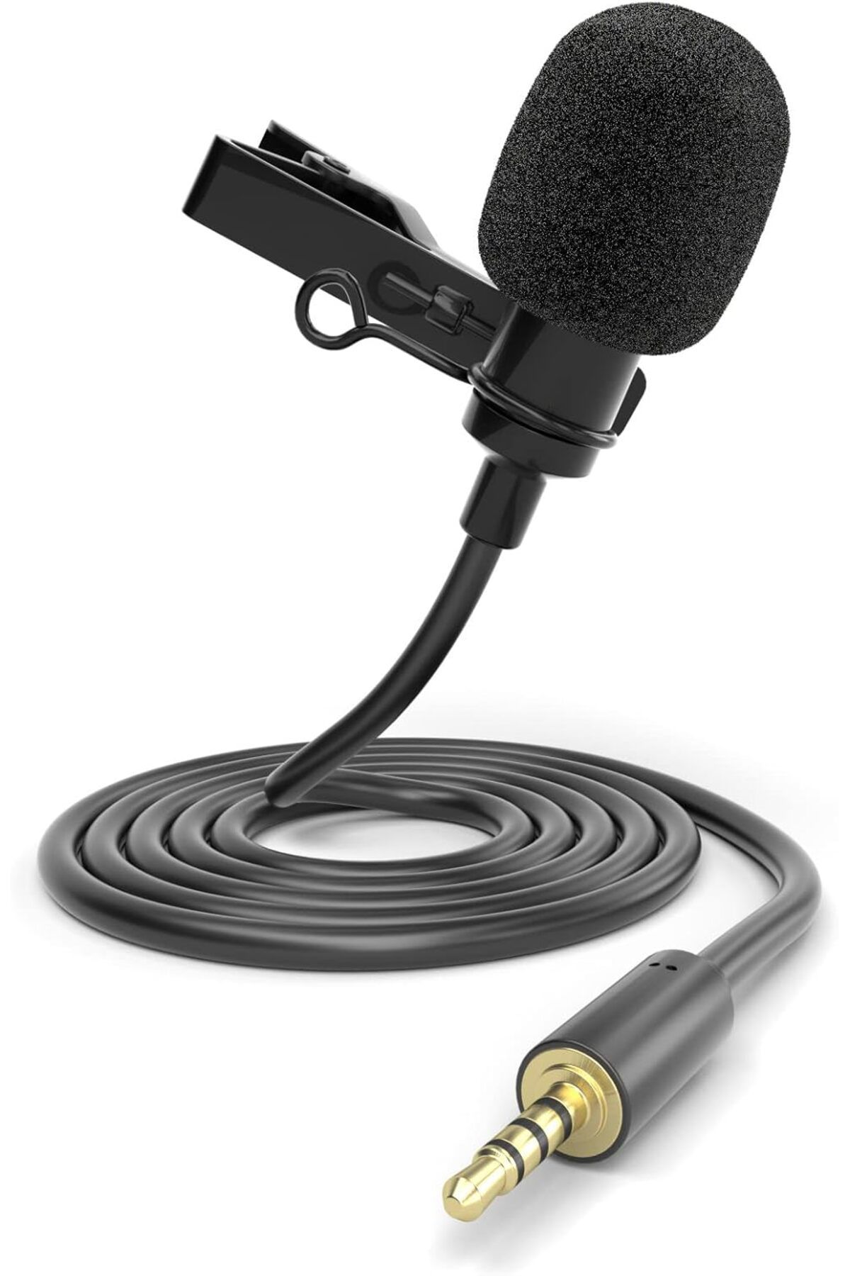 STOREMAX nffashopm Akıllı Telefon Ve Tabletler İçin LV-1 Yaka Mikrofonu 3,5mm (Mic) Canlı Yayın, Röpor