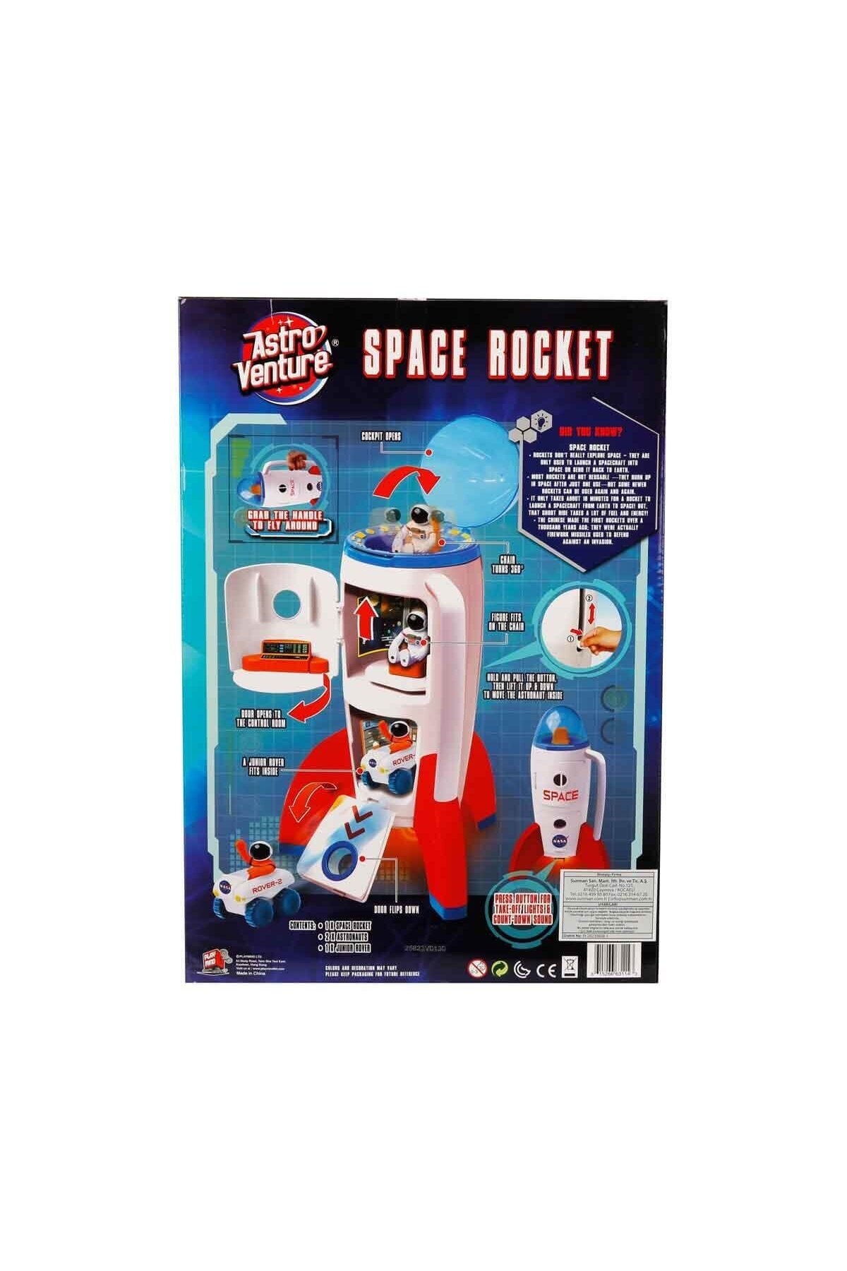 Sunman 106114 Astro Venture Sesli Ve Işıklı Uzay Roketi -Sunman