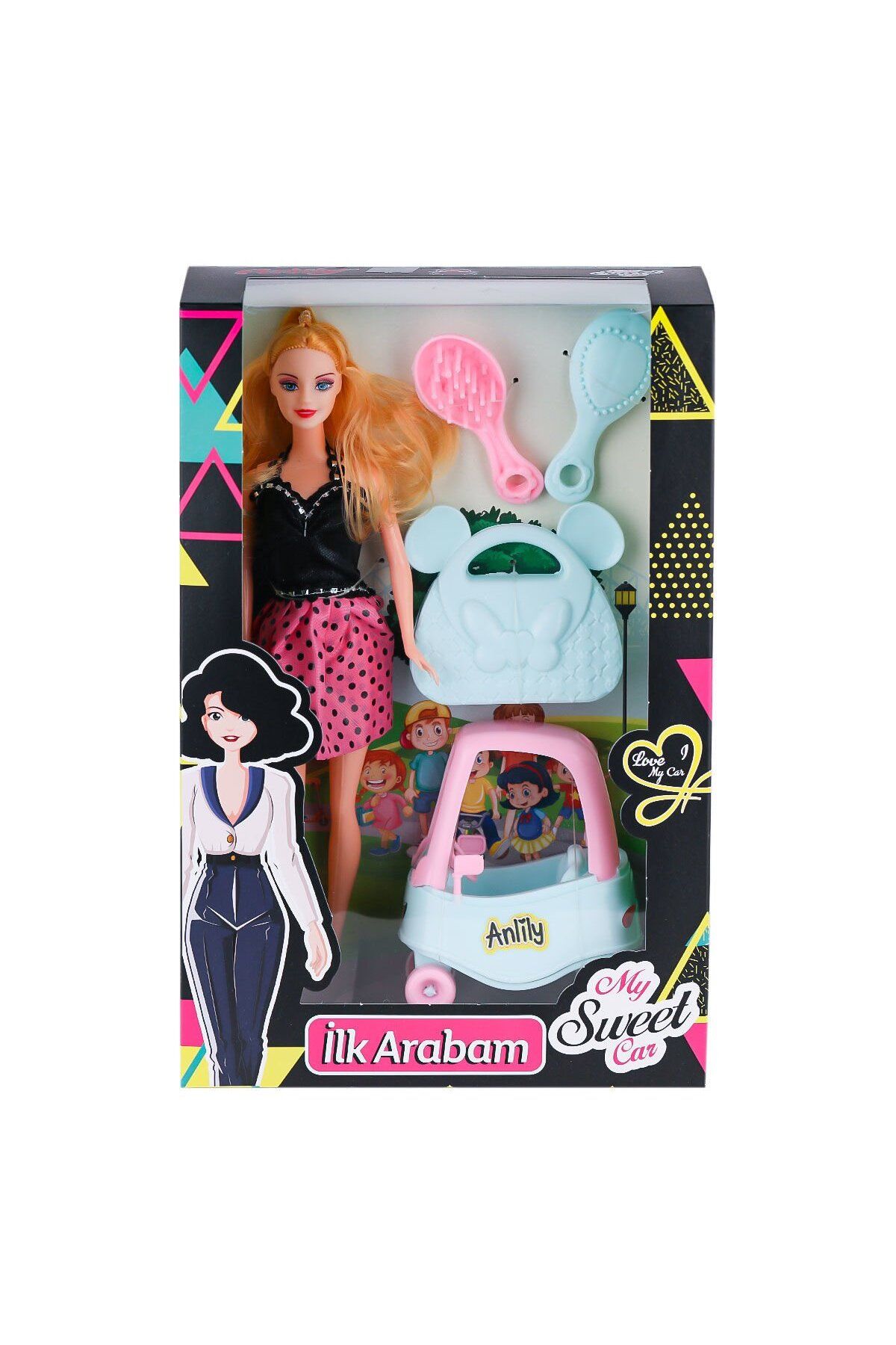 oydaş oyuncak 02437 Anlily Bebek İlk Arabam