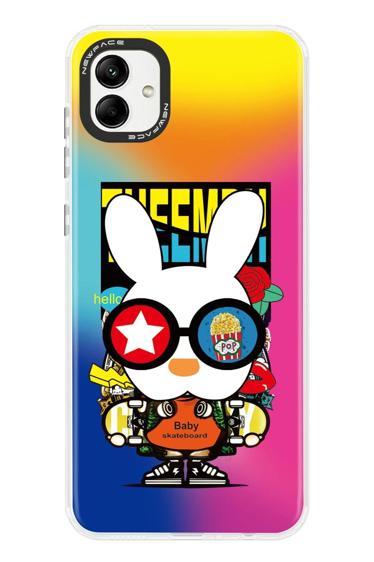 NewFace Samsung Galaxy A04 Kılıf Estoril Desenli Kapak - Estoril - 10 YNSMR