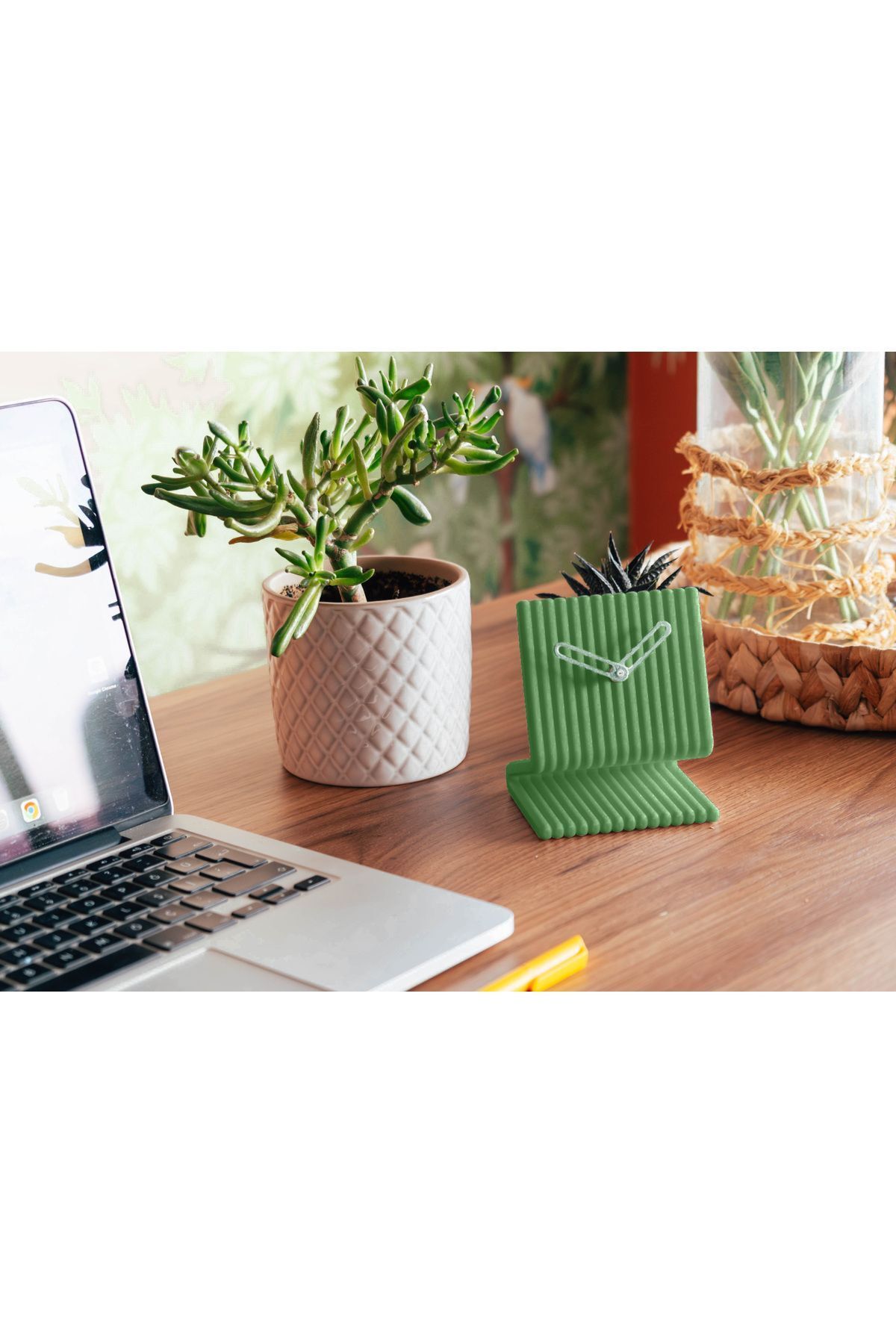 arslart Minimal Tasarımlı Masa Saati, Modern Dekoratif Saat, ofis saati, yatak yanı saati