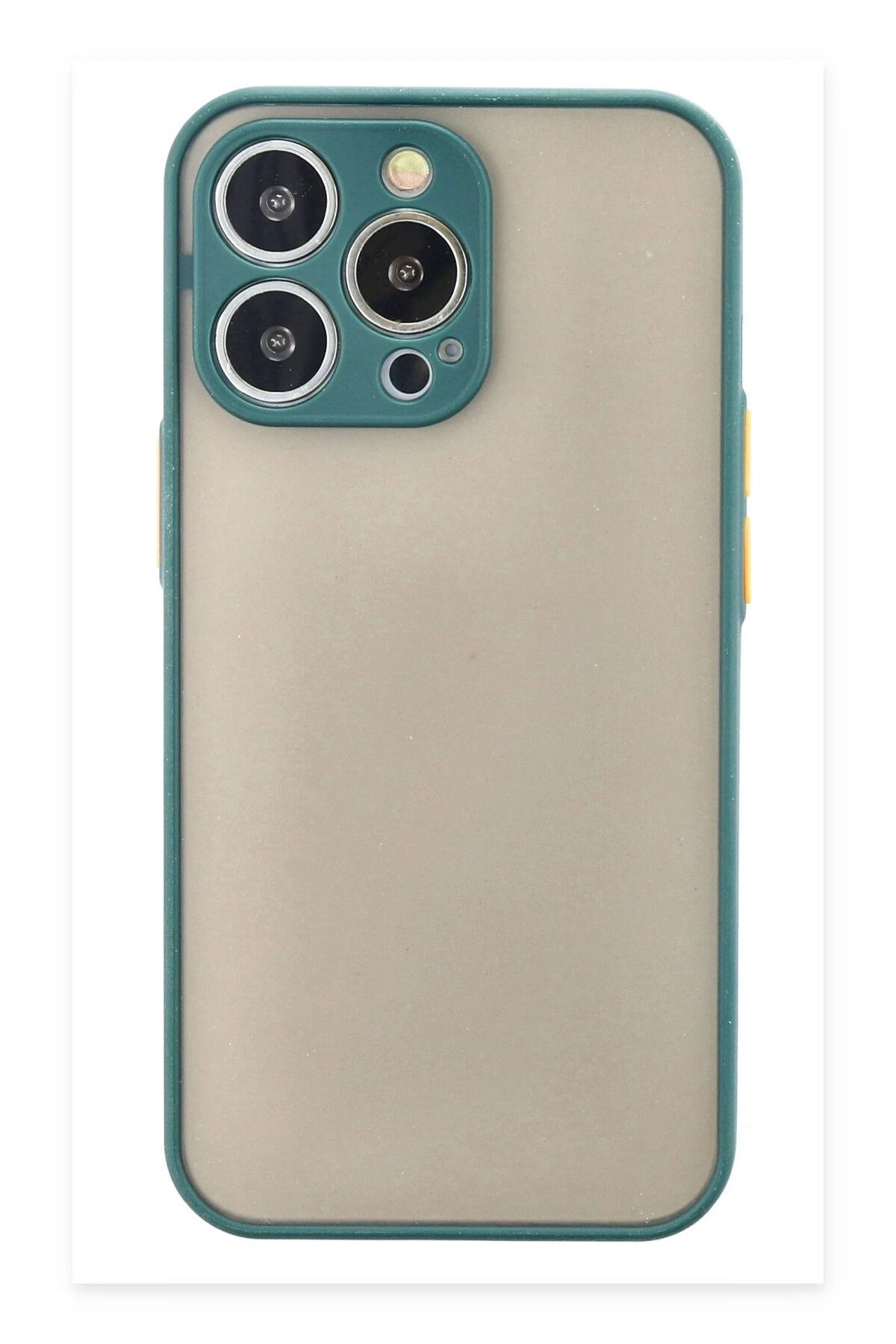NewFace iPhone 15 Pro Max Kılıf Montreal Silikon Kapak - Yeşil JOJUA