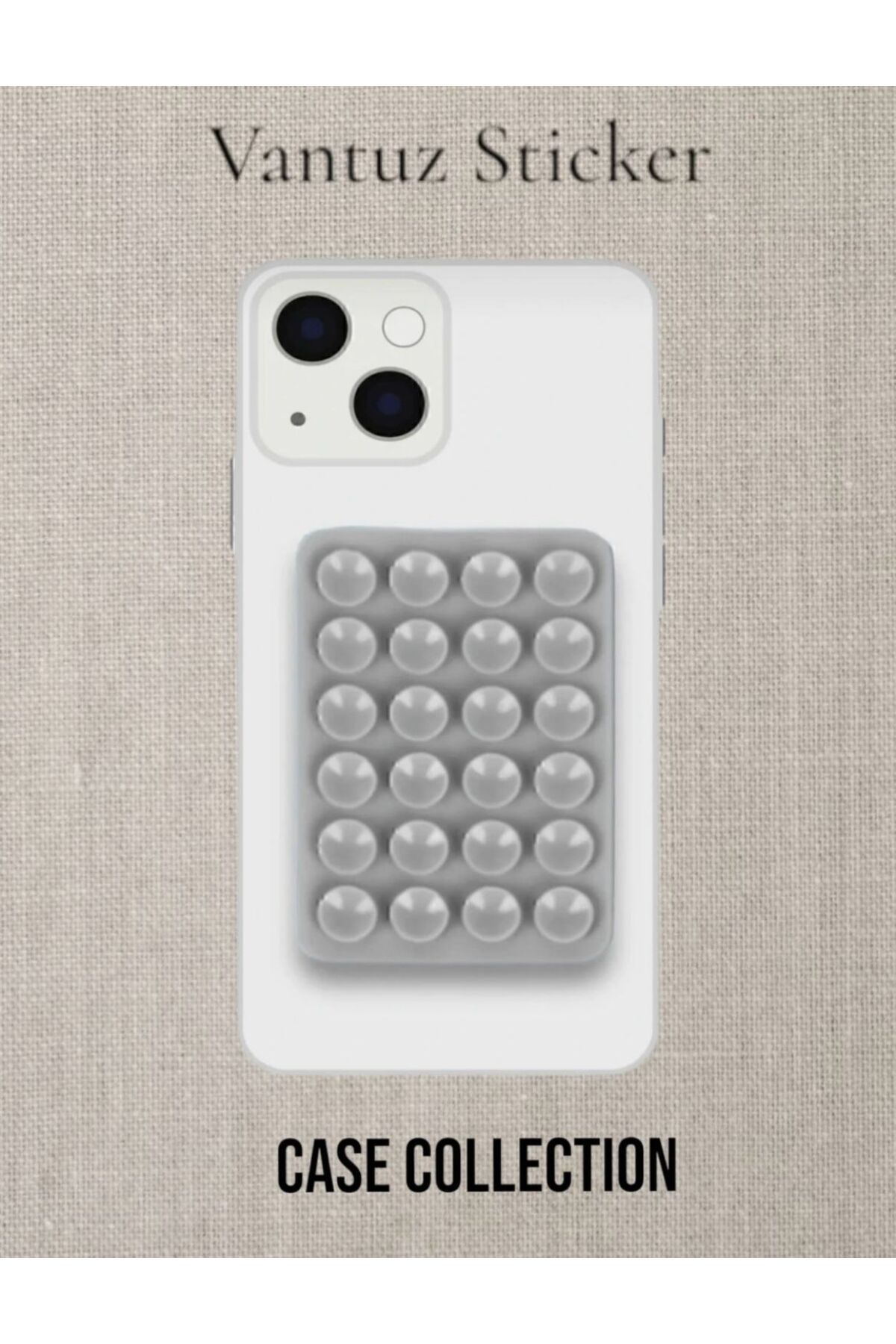 İBL AKSESUAR Telefon Tutucu Silikon Vantuz - Her telefona uyumlu