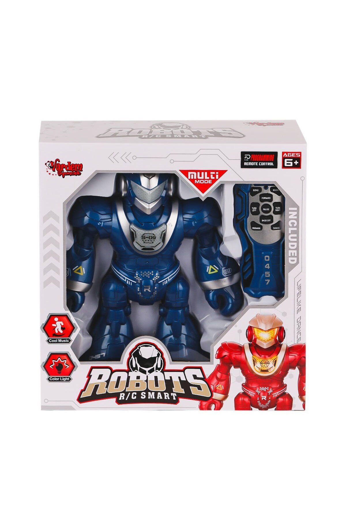 VARDEM OYUNCAK GGE-606-13 Kumandalı Işıklı ve Dansçı Robot -Vardem Oyuncak