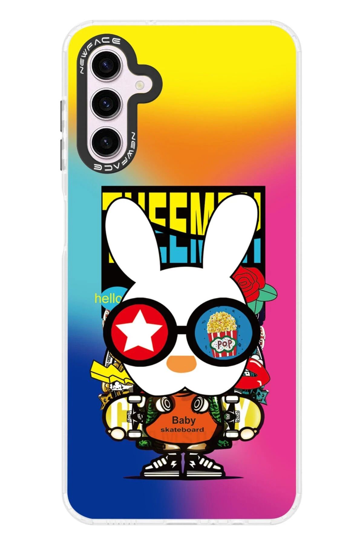 NewFace Samsung Galaxy A04S Kılıf Estoril Desenli Kapak - Estoril - 10 JOJUA