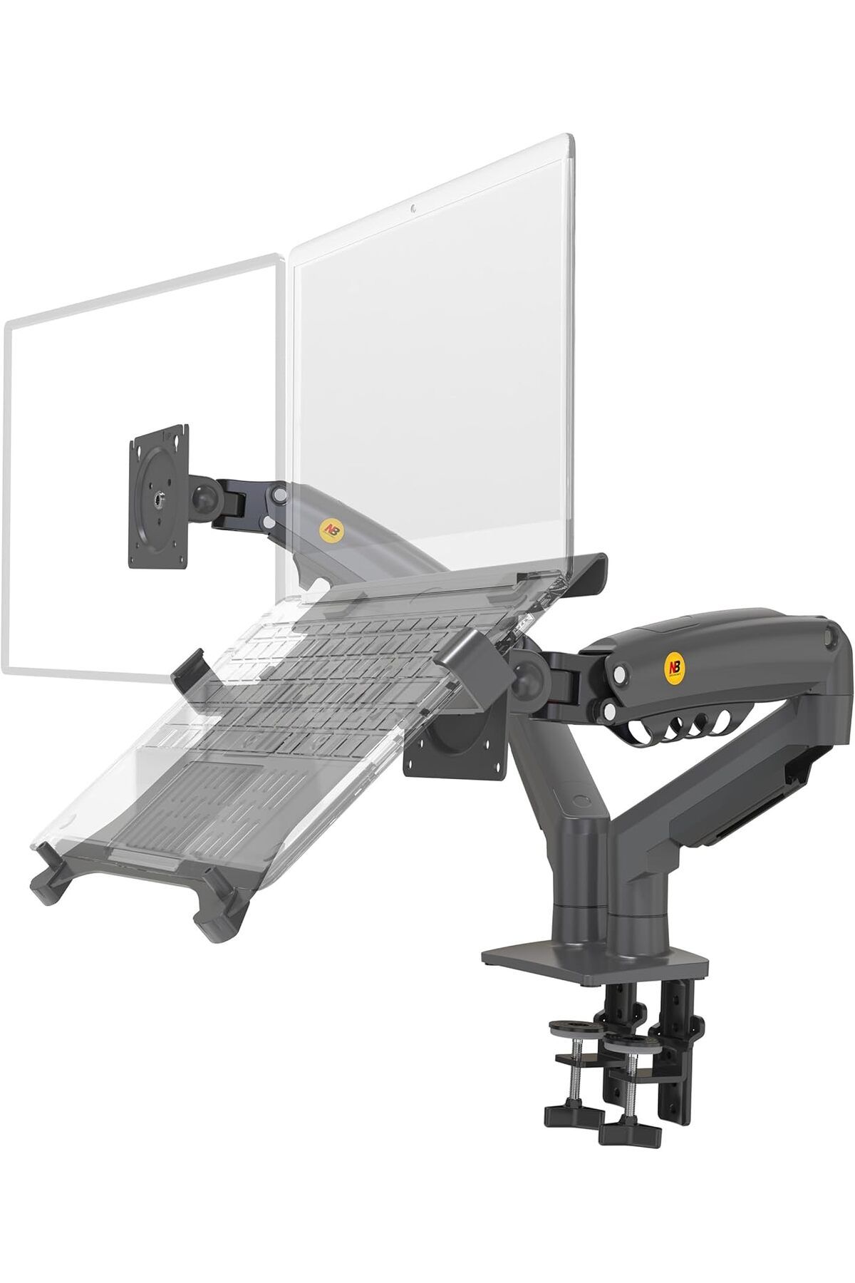 STOREMAX NB F160-FP Çift Kol Profosyonel 10-17" Monitör Tutucu Ve Laptop Standı