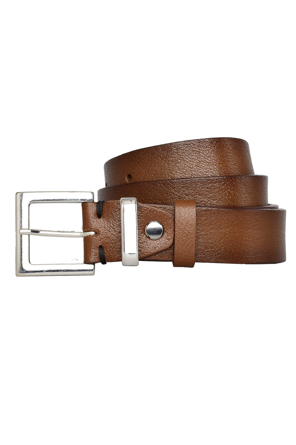GoDeri-100% piele naturală, argintiu cataramă costum 3 cm maro centură damă ; Rochie, centură de pantaloni = 3c-kdn-48 6