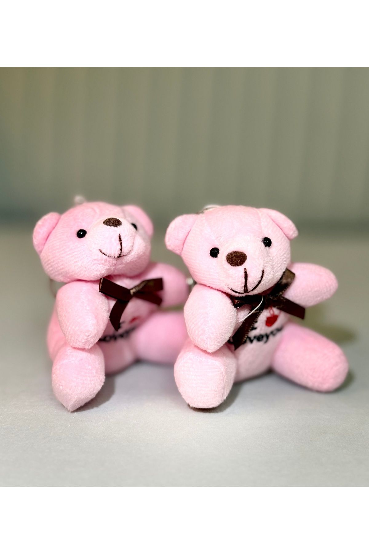 DF ToyShop AYICIKLI PELUŞ ANAHTARLIK ÇANTA SÜSÜ