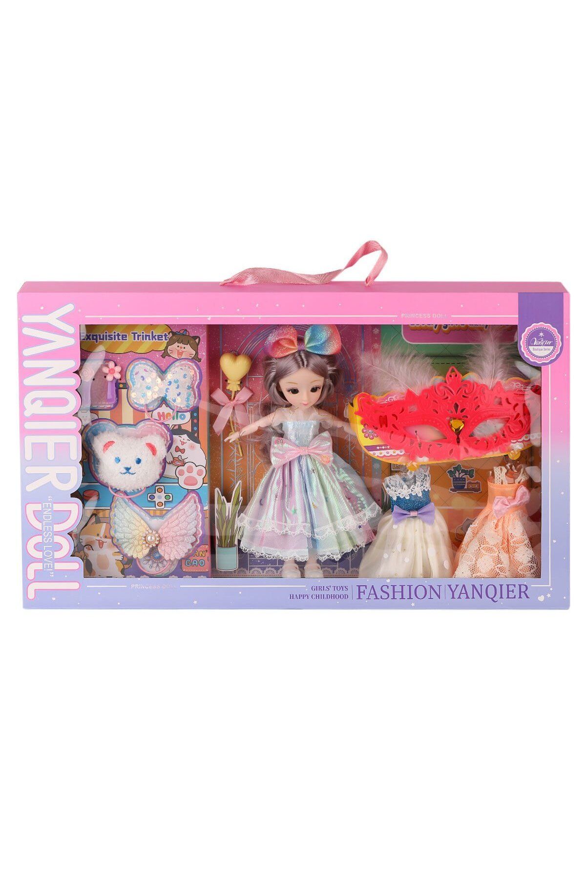 KARSAN 3688-033A Fashion Aksesuarlı Eklemli Bebek -Karsan Oyuncak