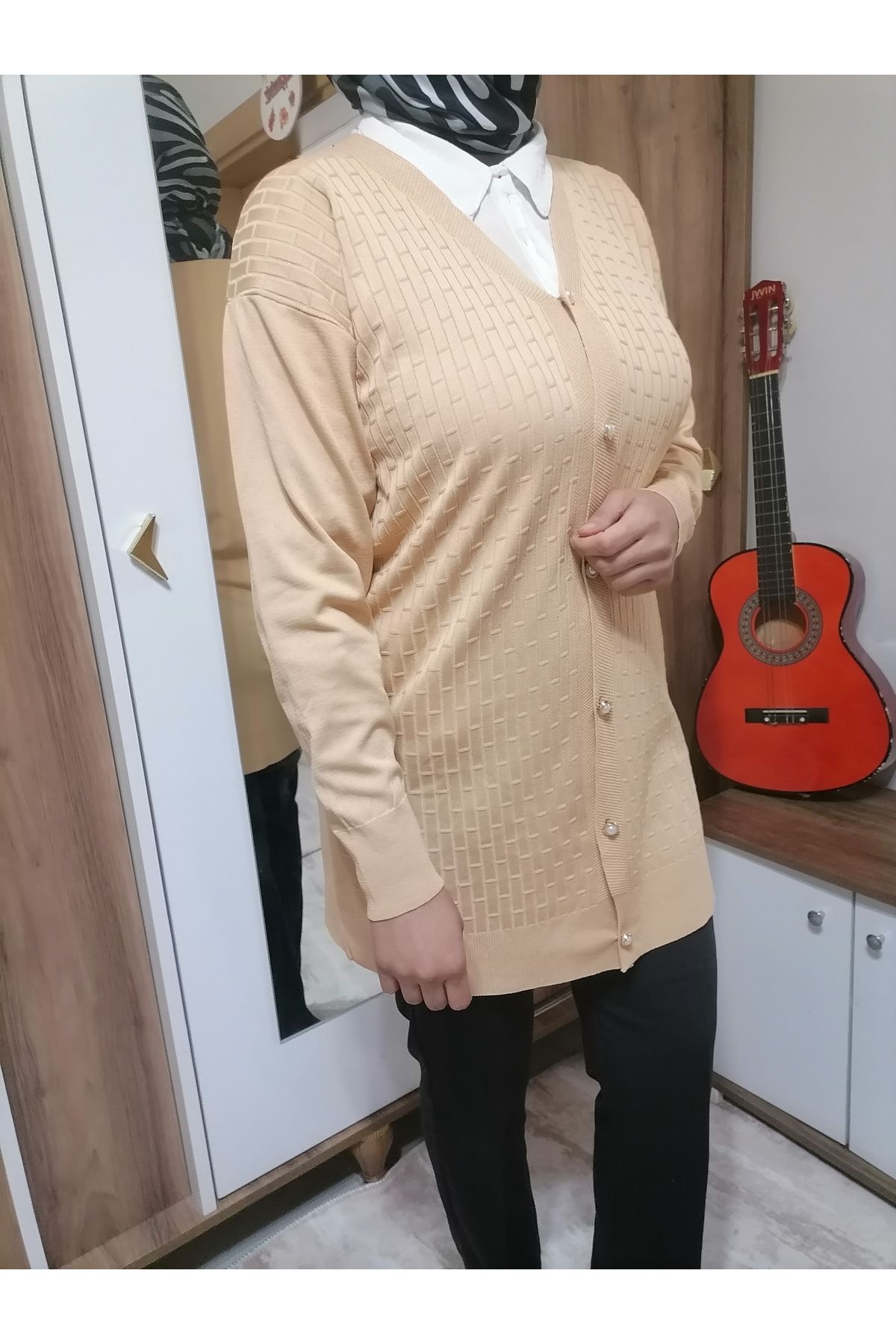 Jose Clothing İnce Tesettür Triko Ceket Yelek