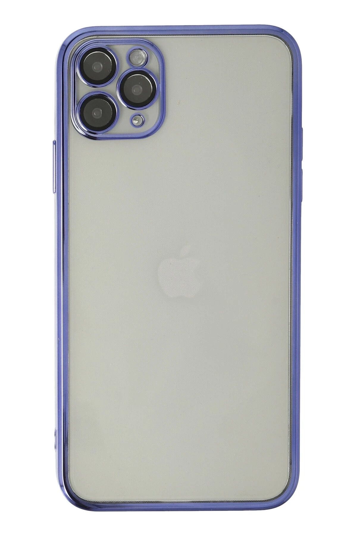 NewFace iPhone 11 Pro Kılıf Lensli Silikon - Mor JOJUA