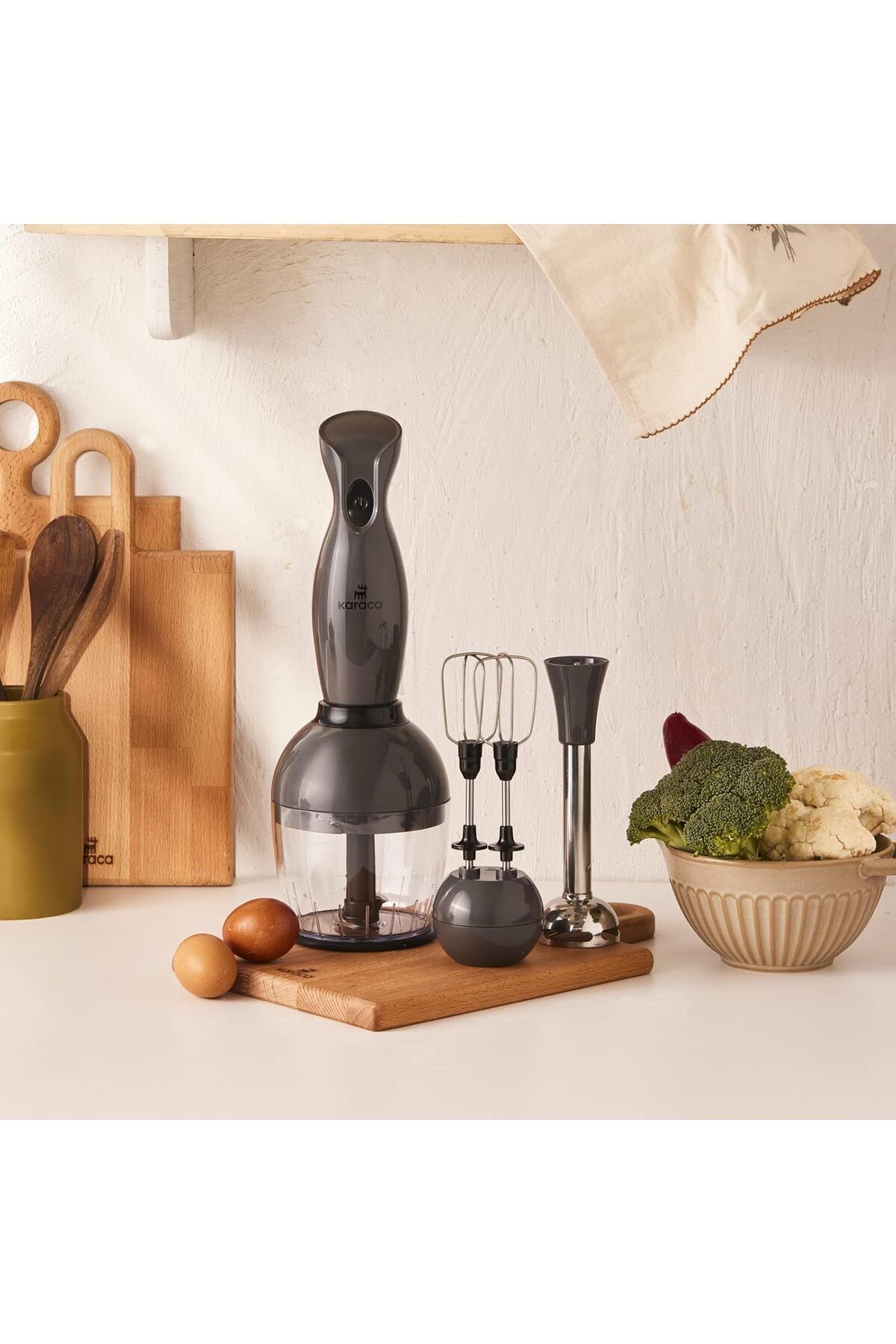 MCreative Profoodmix 1000W 3'lü Blender Seti, Space Gray