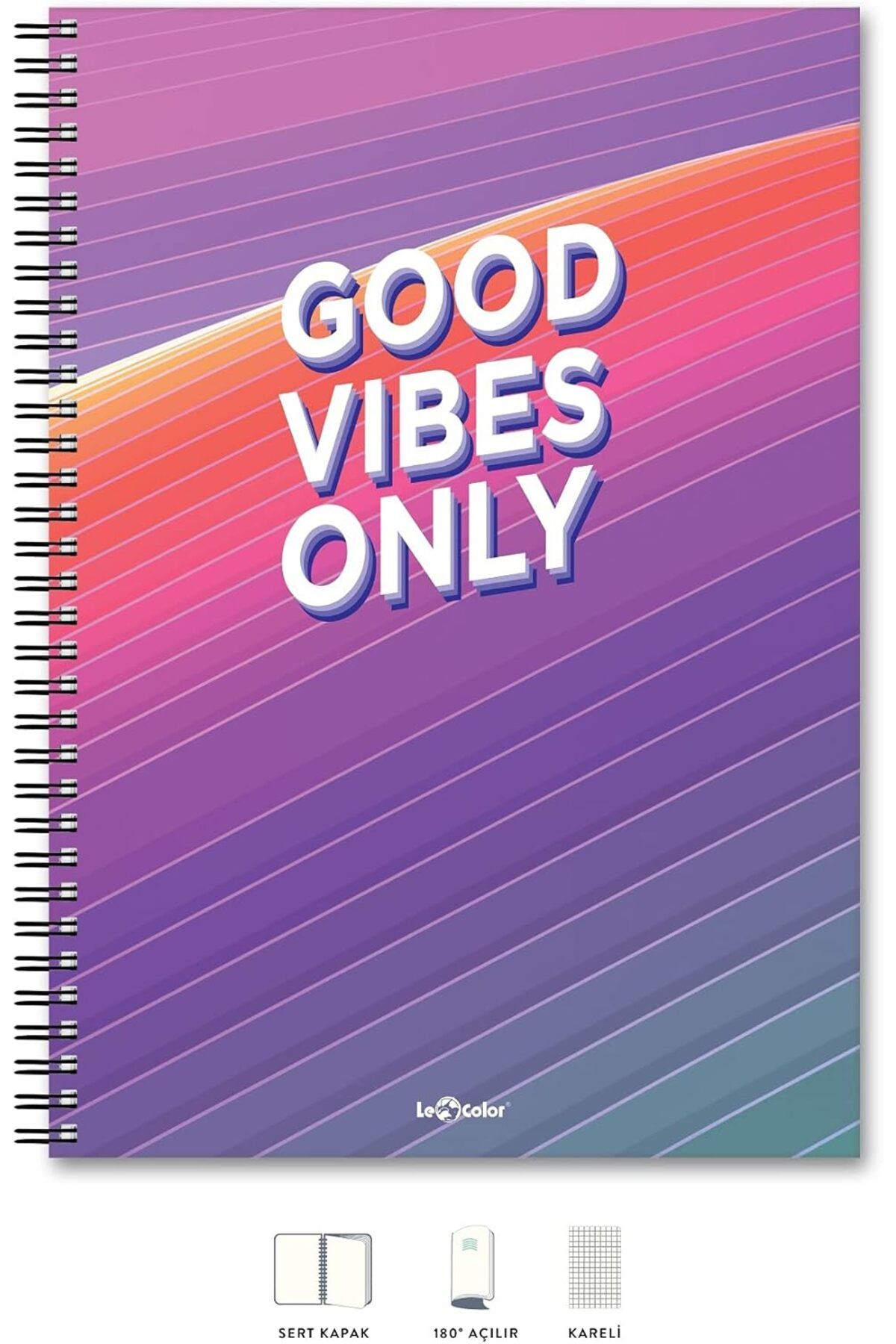 STOREMAX cmllashop Color A4 Defter Kareli 200 syf Good Energy 542093