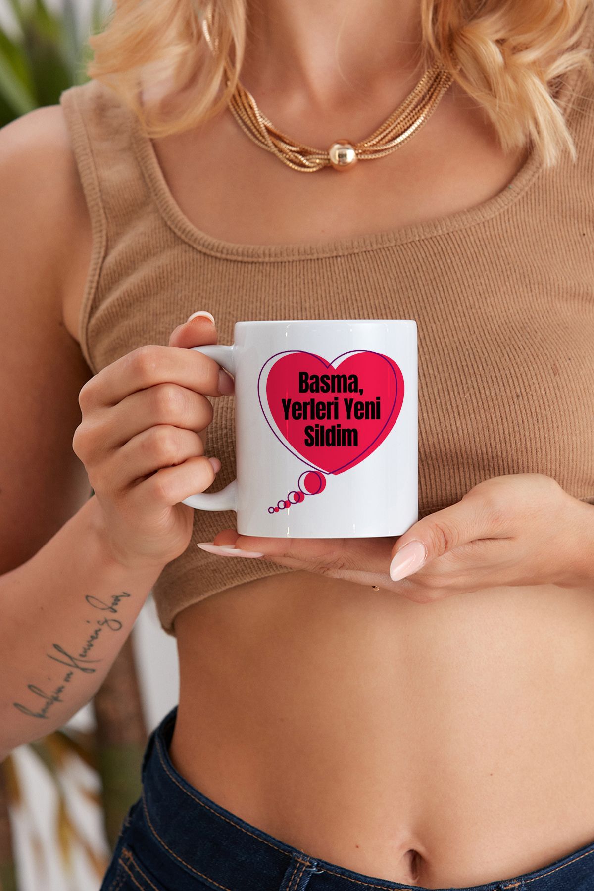 eliminucunda Basma Yerleri Yeni Sildim Baskılı Baskı Tasarım Promosyon Porselen Kupa Mug Bardak Hediyelik