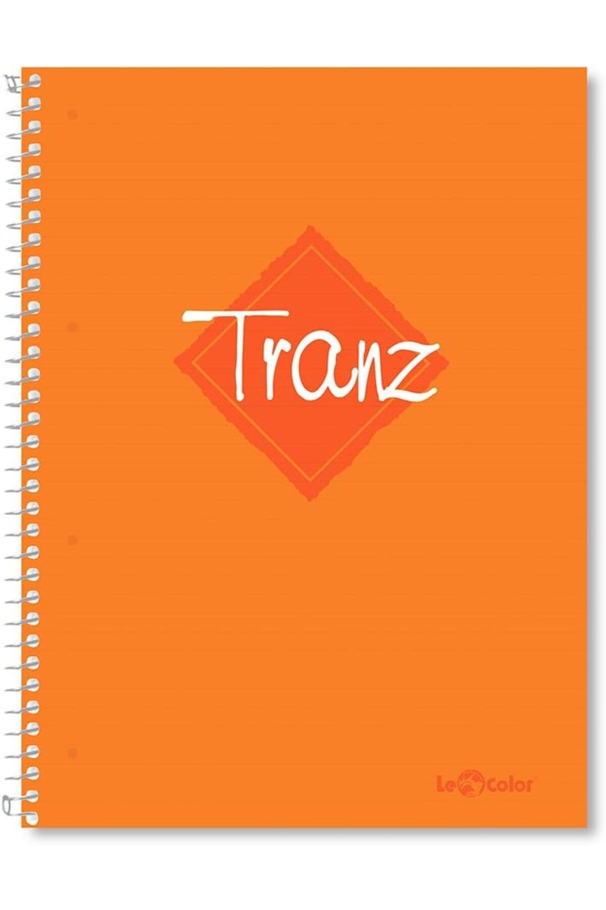 STOREMAX nffashopm Color 20100/2 Tranz PP Kapak, 1.hamur kağıt Spiralli defter, Turuncu storestarx 1051353